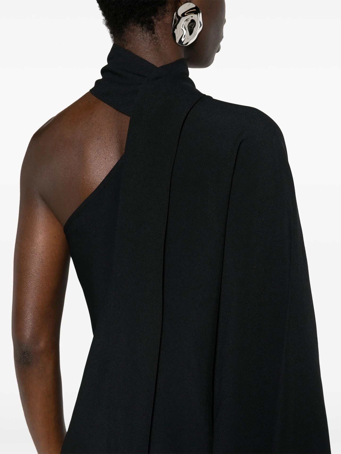 Balear one-shoulder minidress