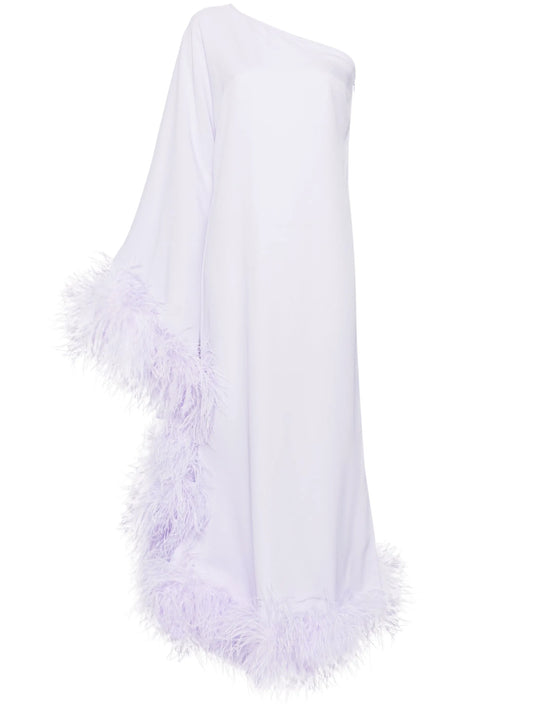 Balear one-shoulder gown