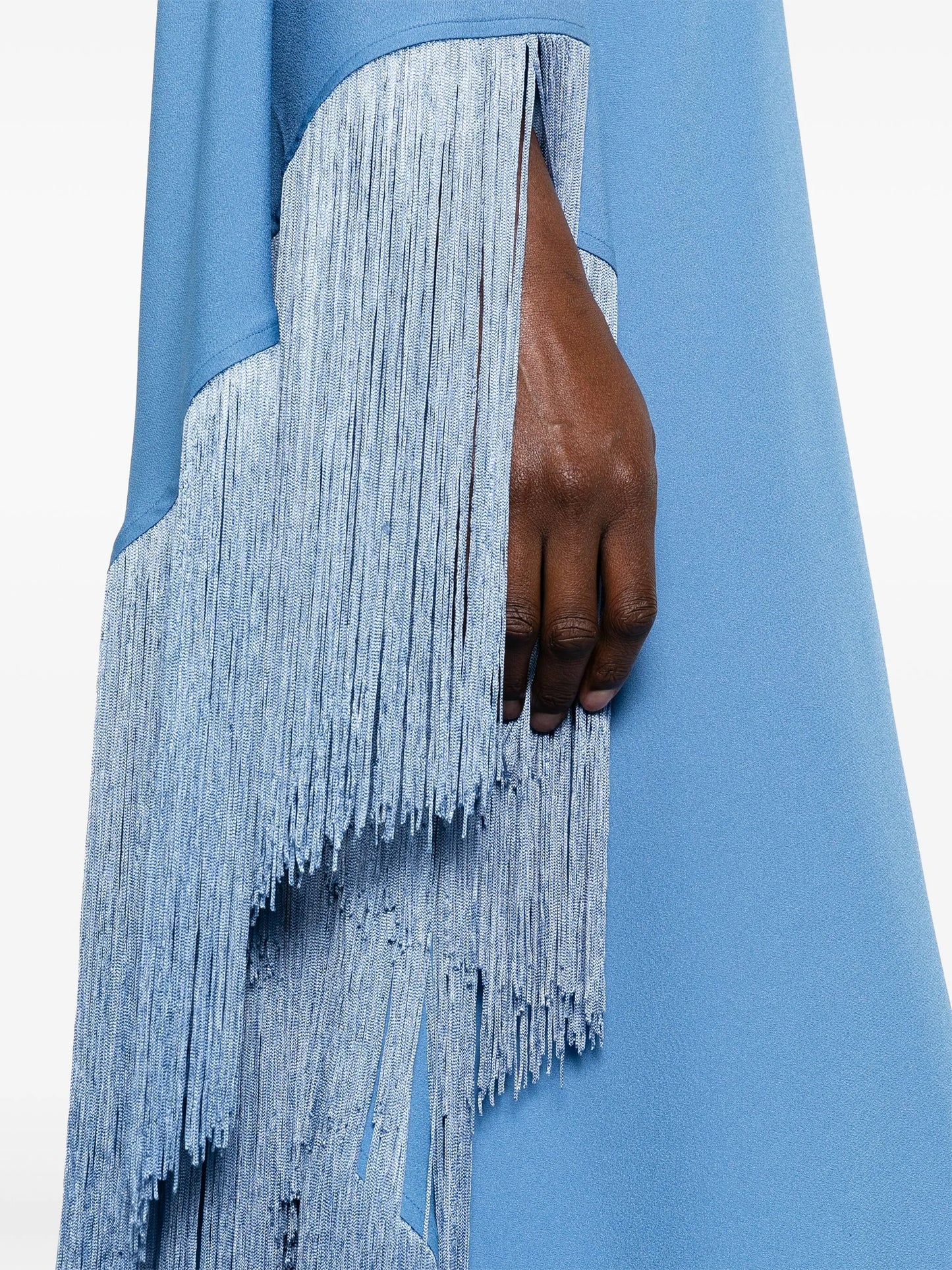 Spritz fringed midi dress