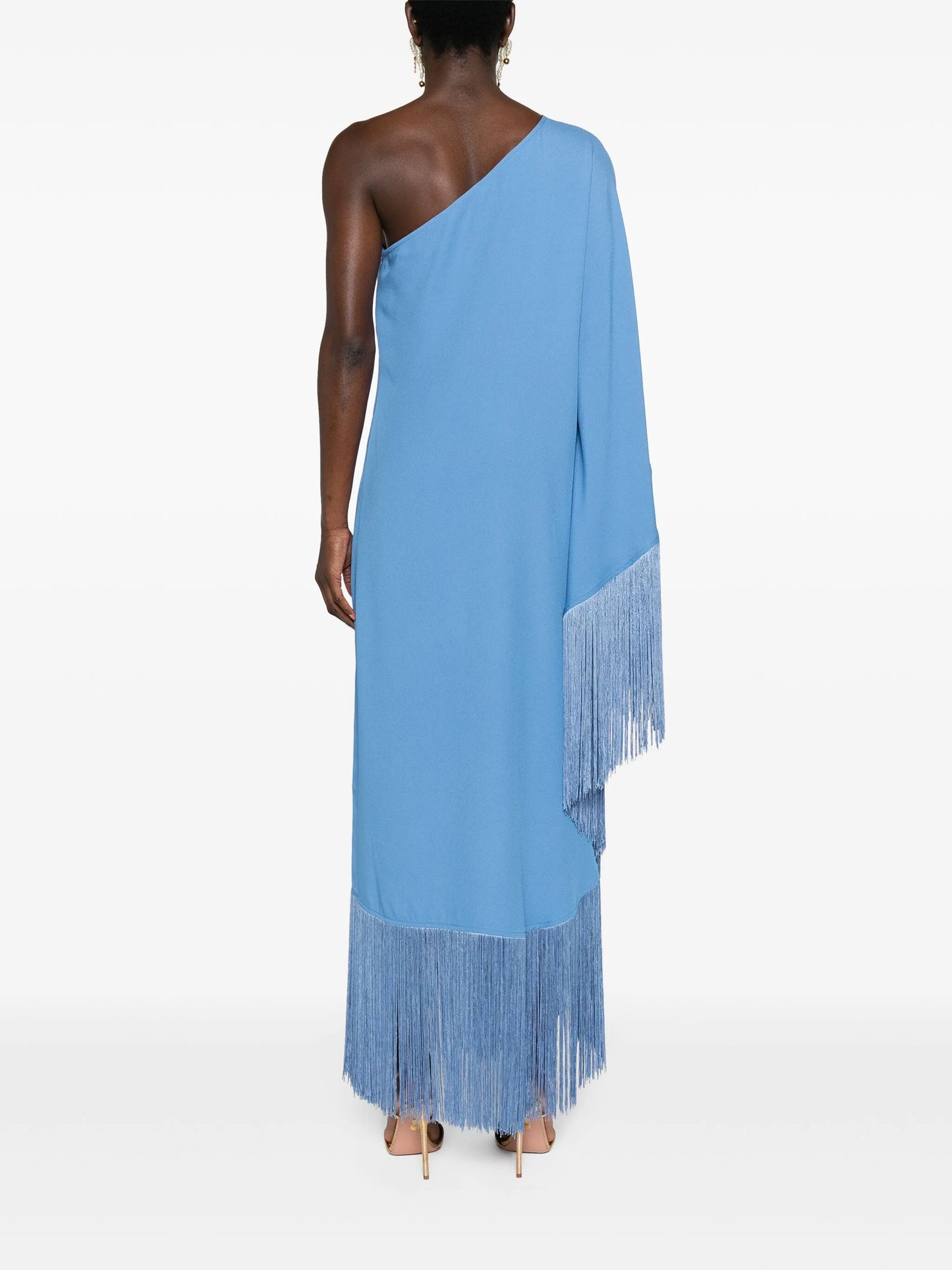 Spritz fringed midi dress