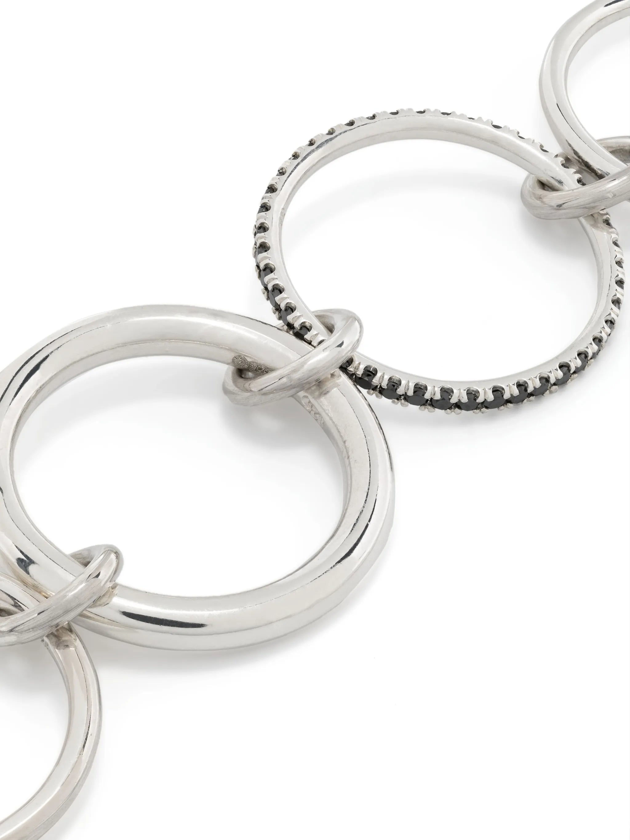 Erato Noir four-linked ring