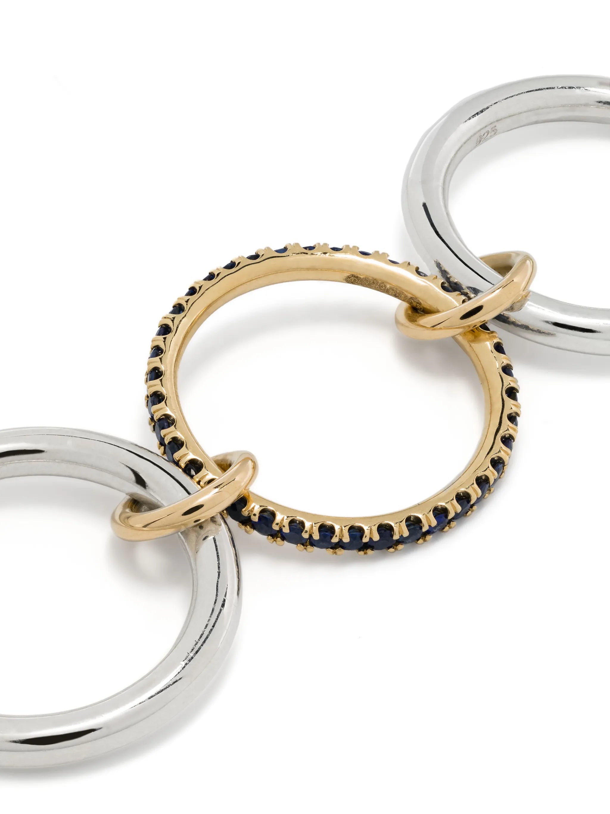 sterling silver Libra SG Petite sapphire ring