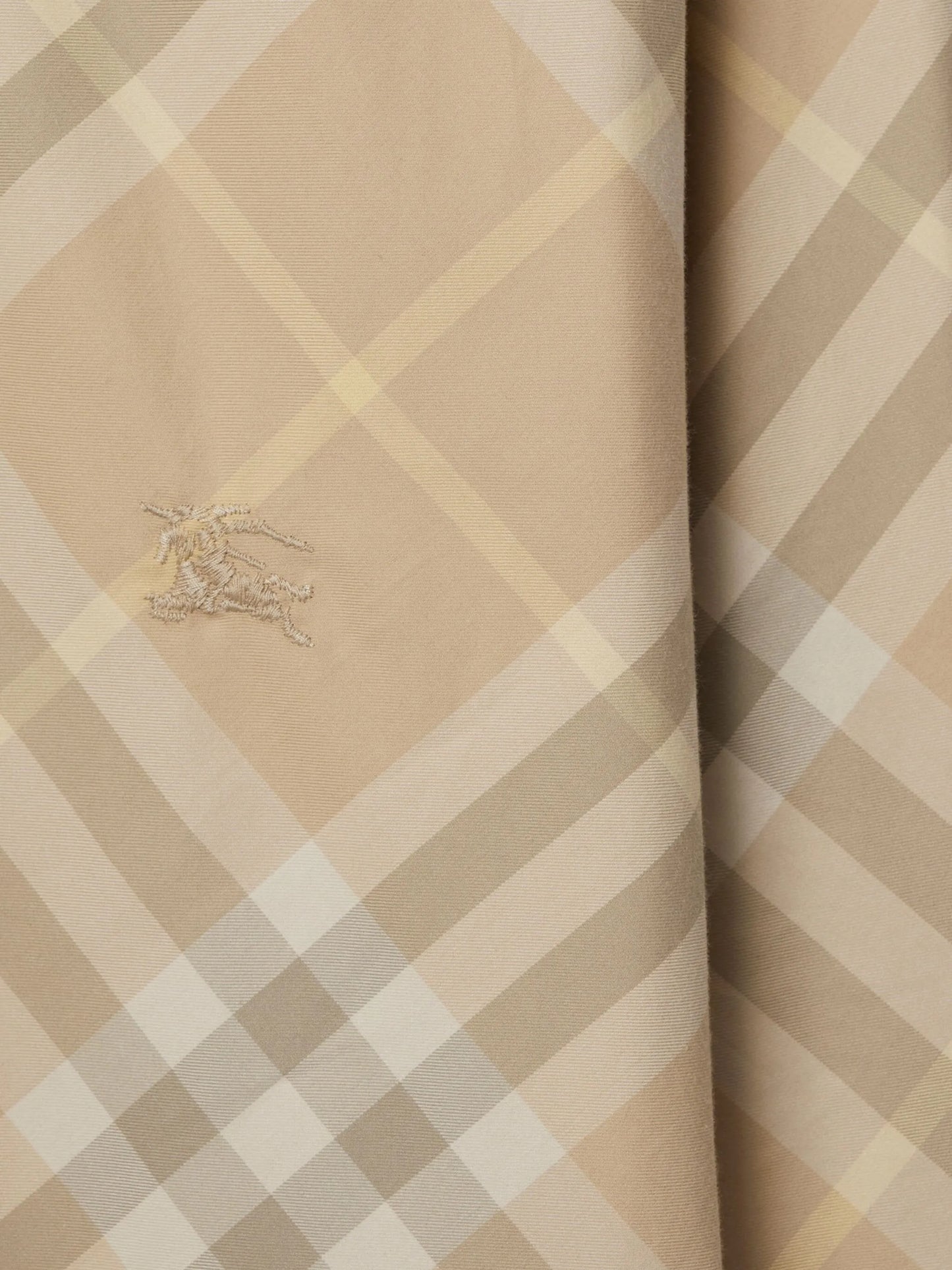 embroidered check shirt