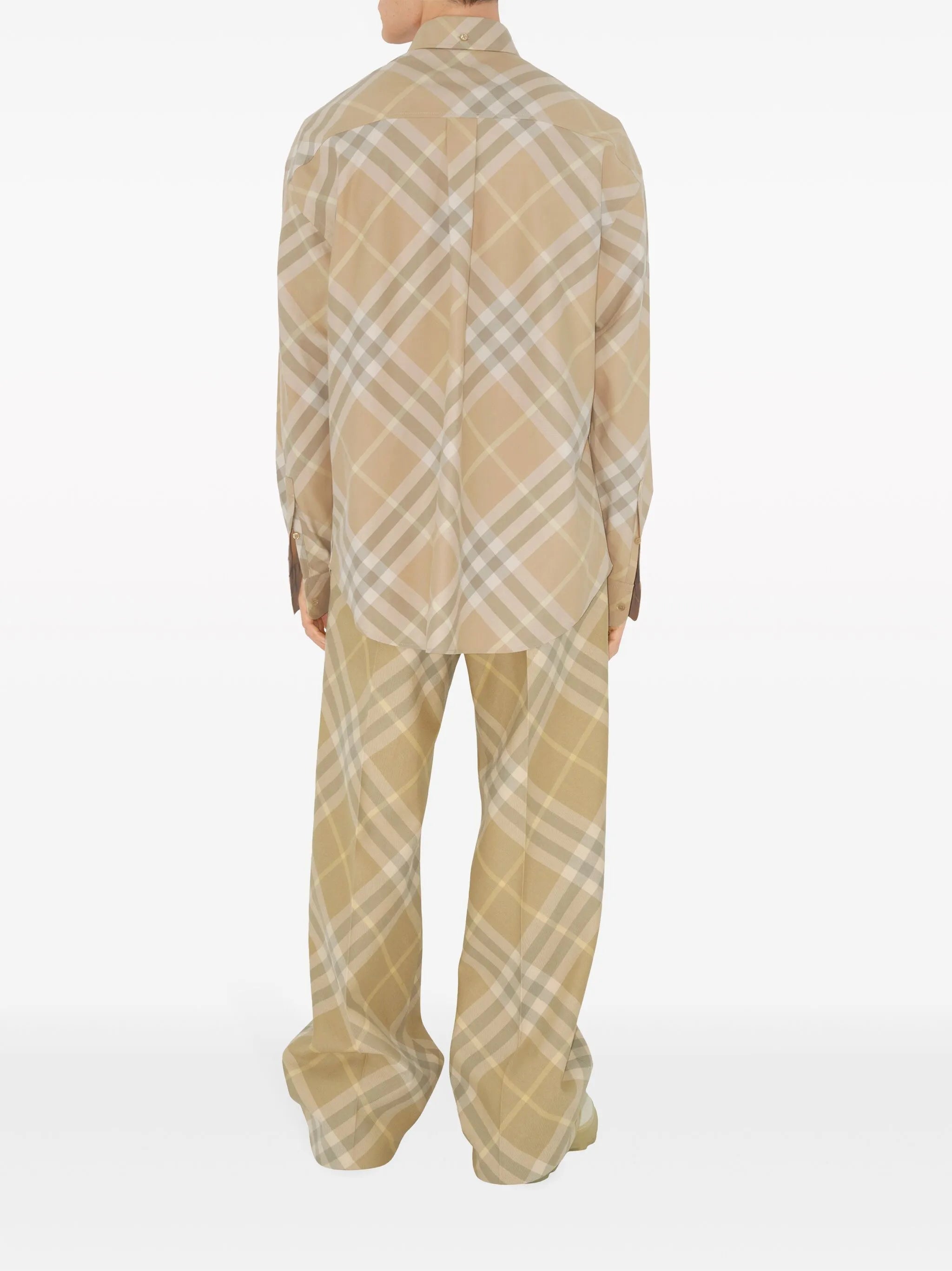 embroidered check shirt