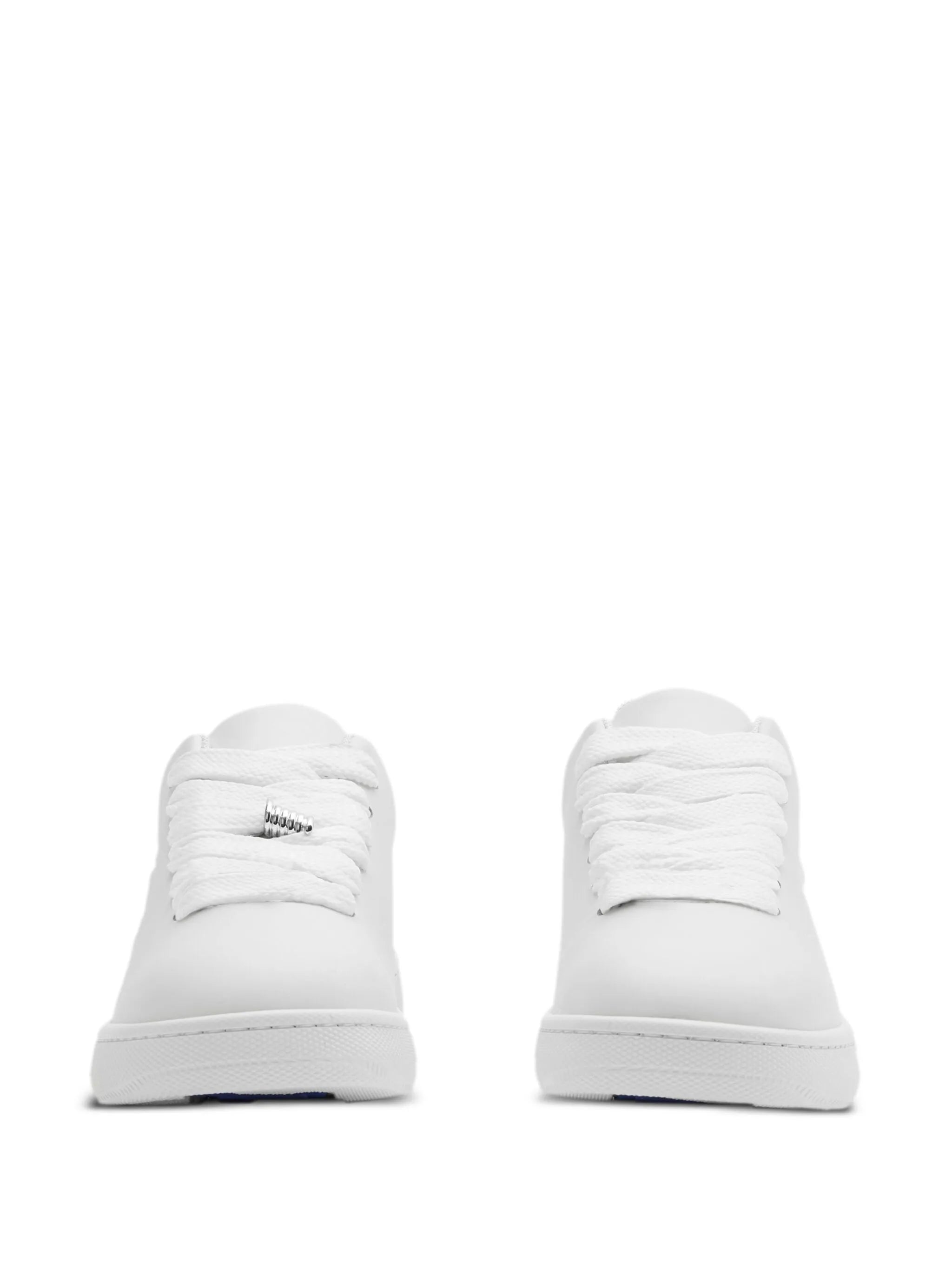 Box leather sneakers