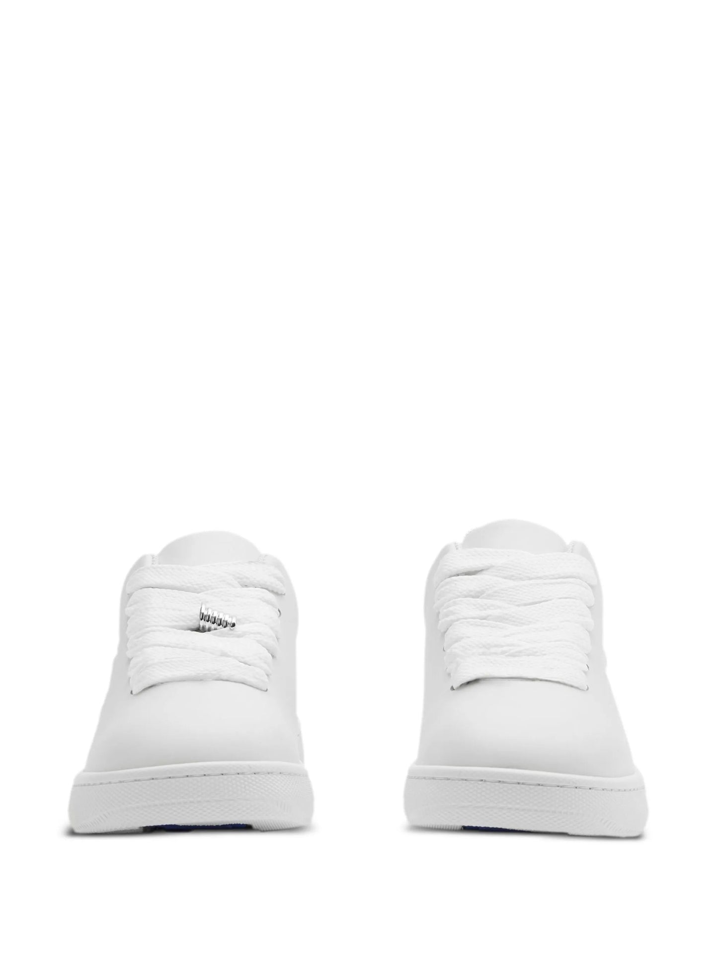 Box leather sneakers