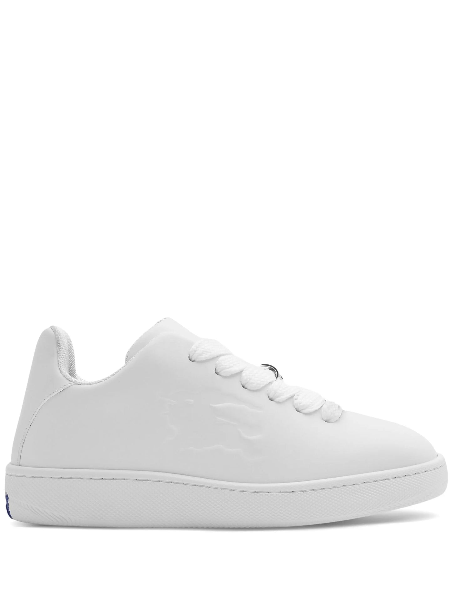 Box leather sneakers