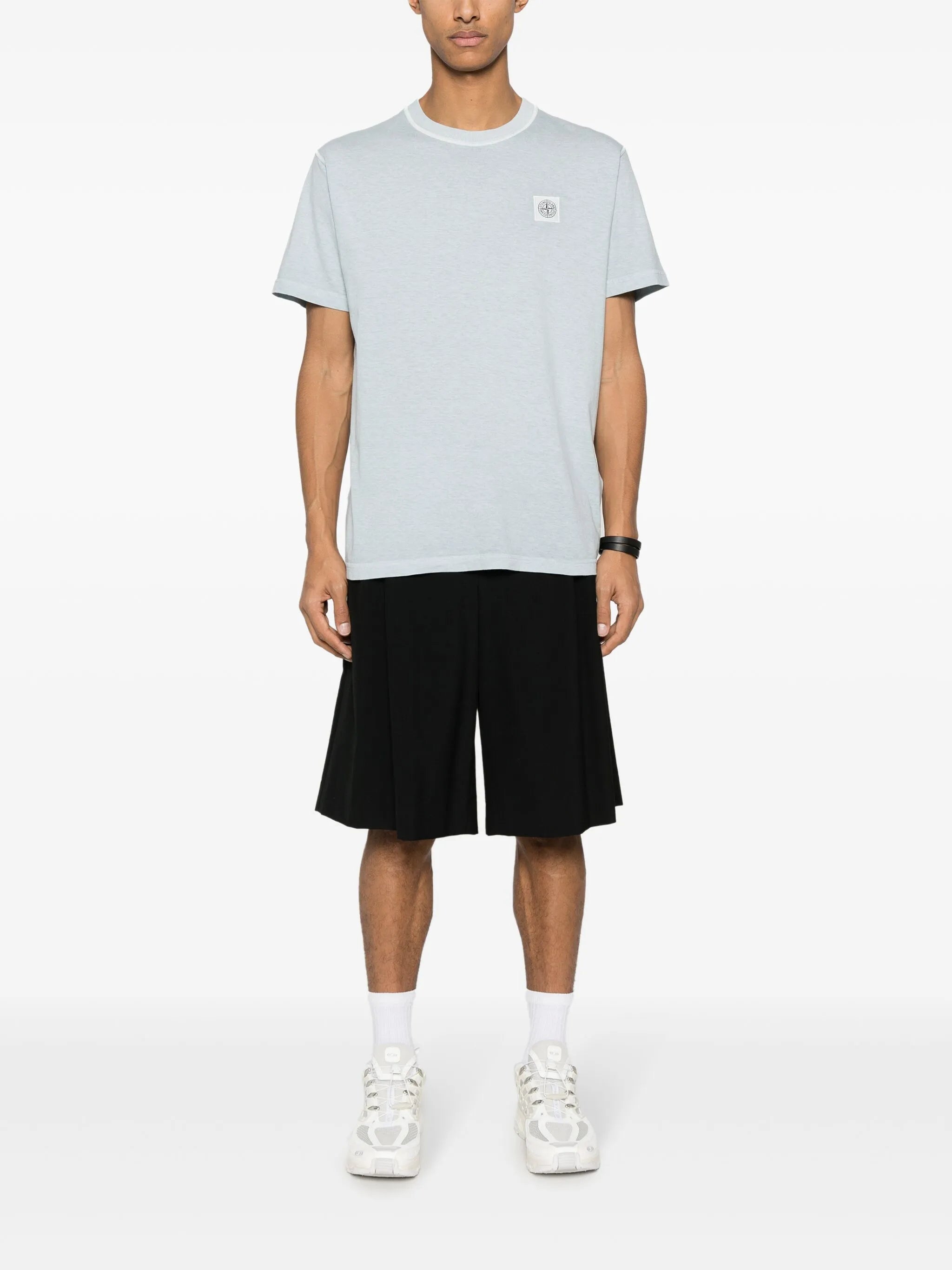 logo-patch cotton T-shirt
