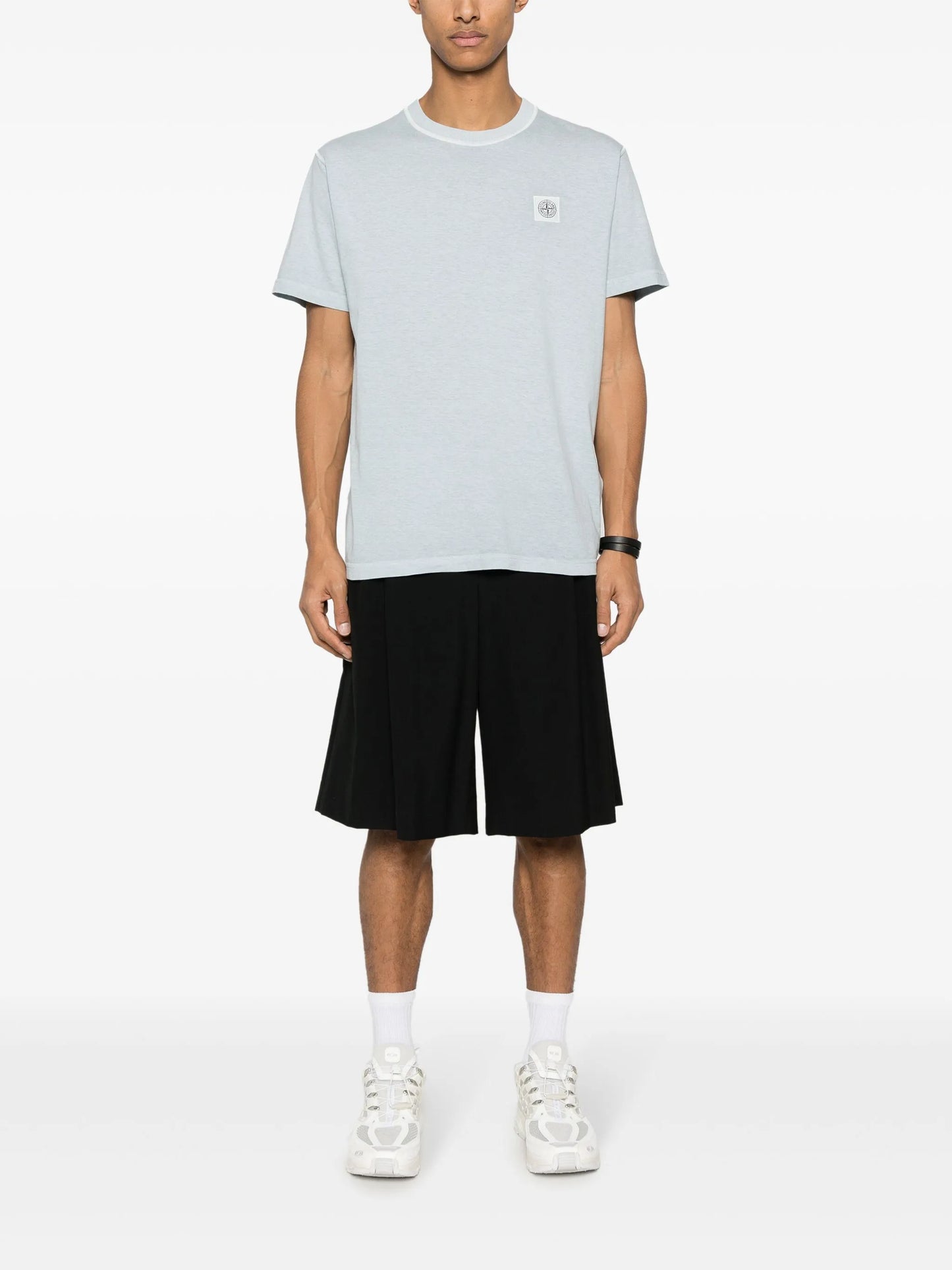 logo-patch cotton T-shirt