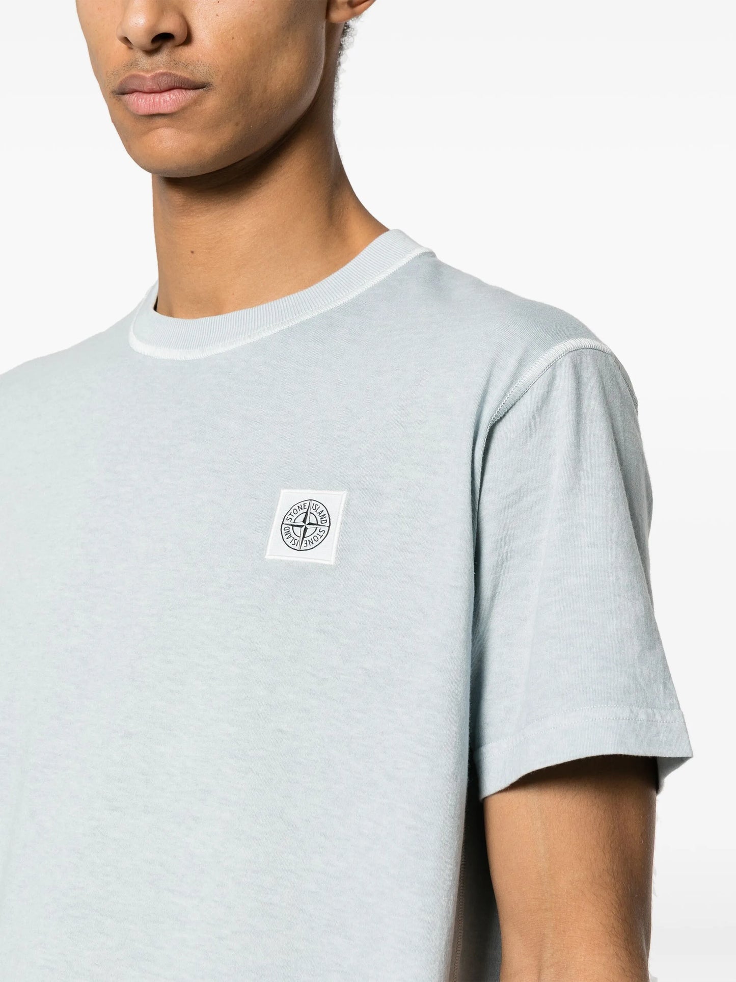 logo-patch cotton T-shirt