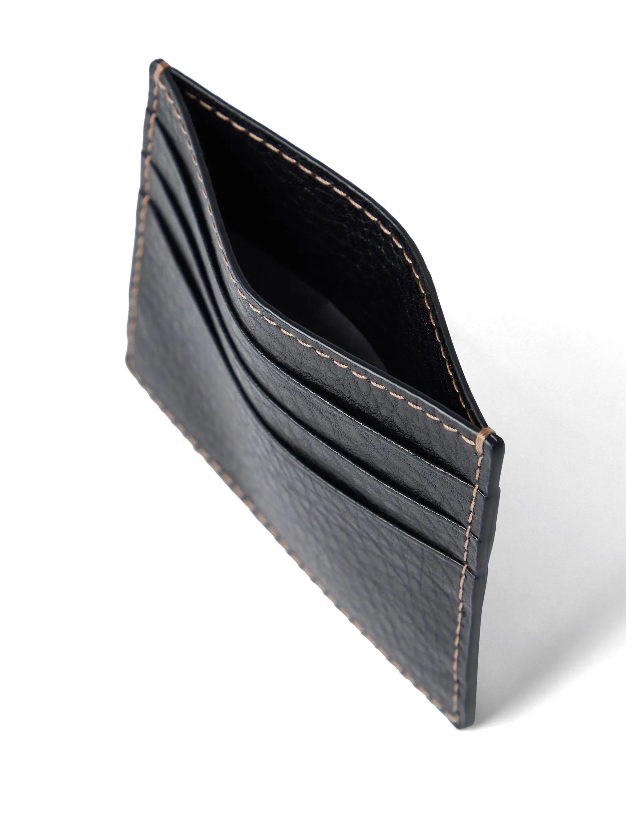logo-debossed leather cardholder