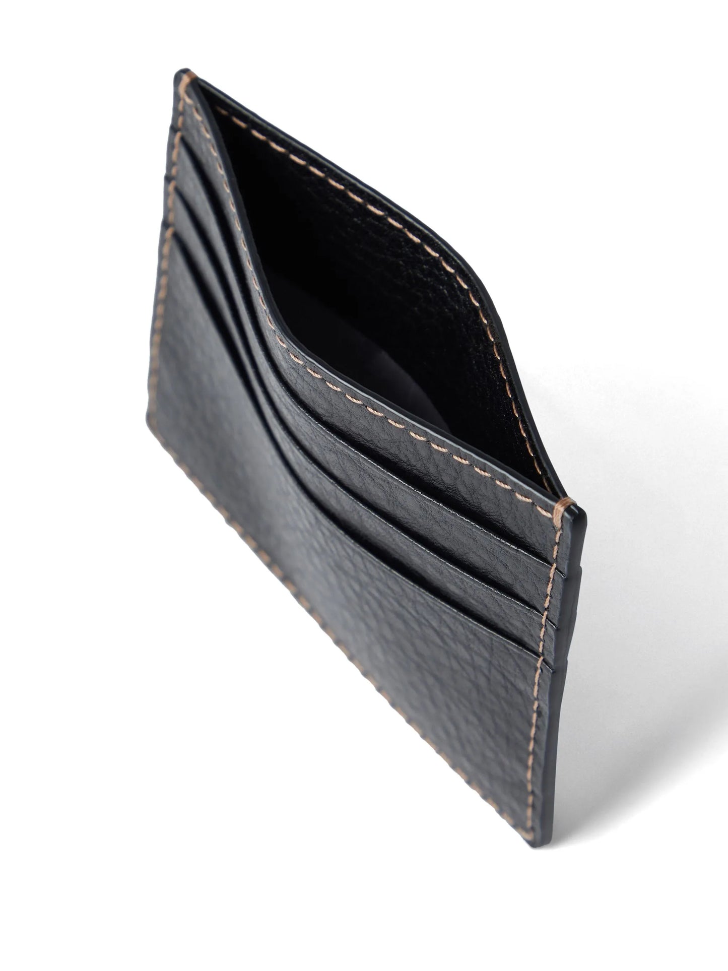 logo-debossed leather cardholder