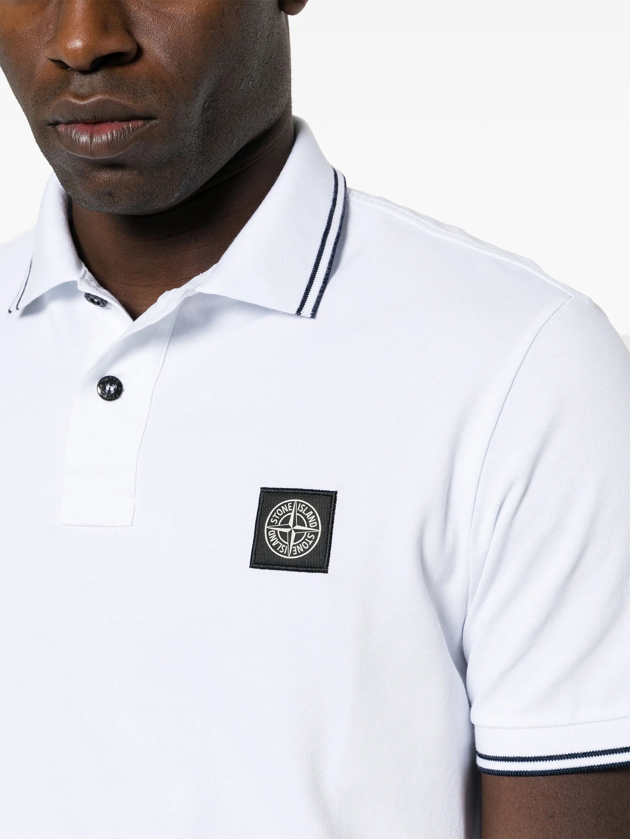 piqué cotton polo shirt