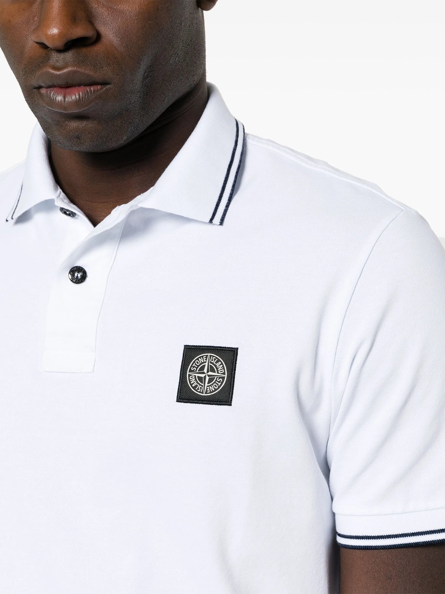 piqué cotton polo shirt