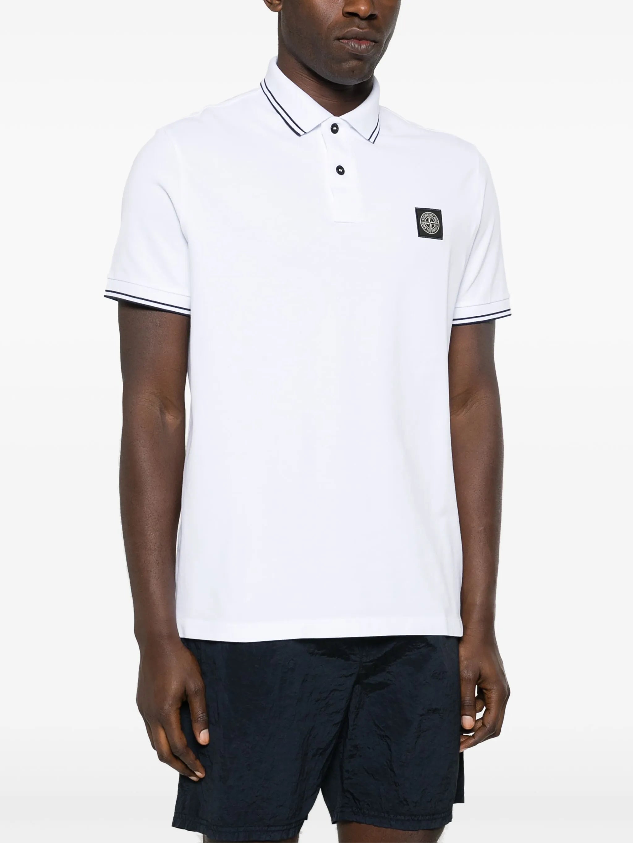 piqué cotton polo shirt
