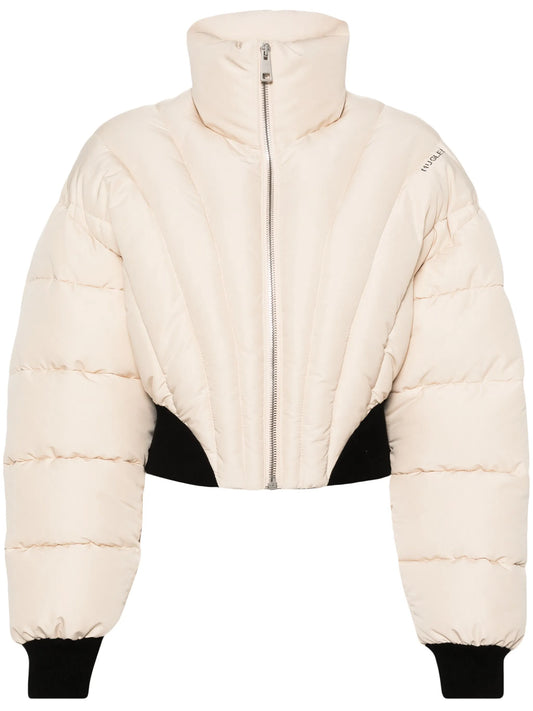 cropped puffer jacket