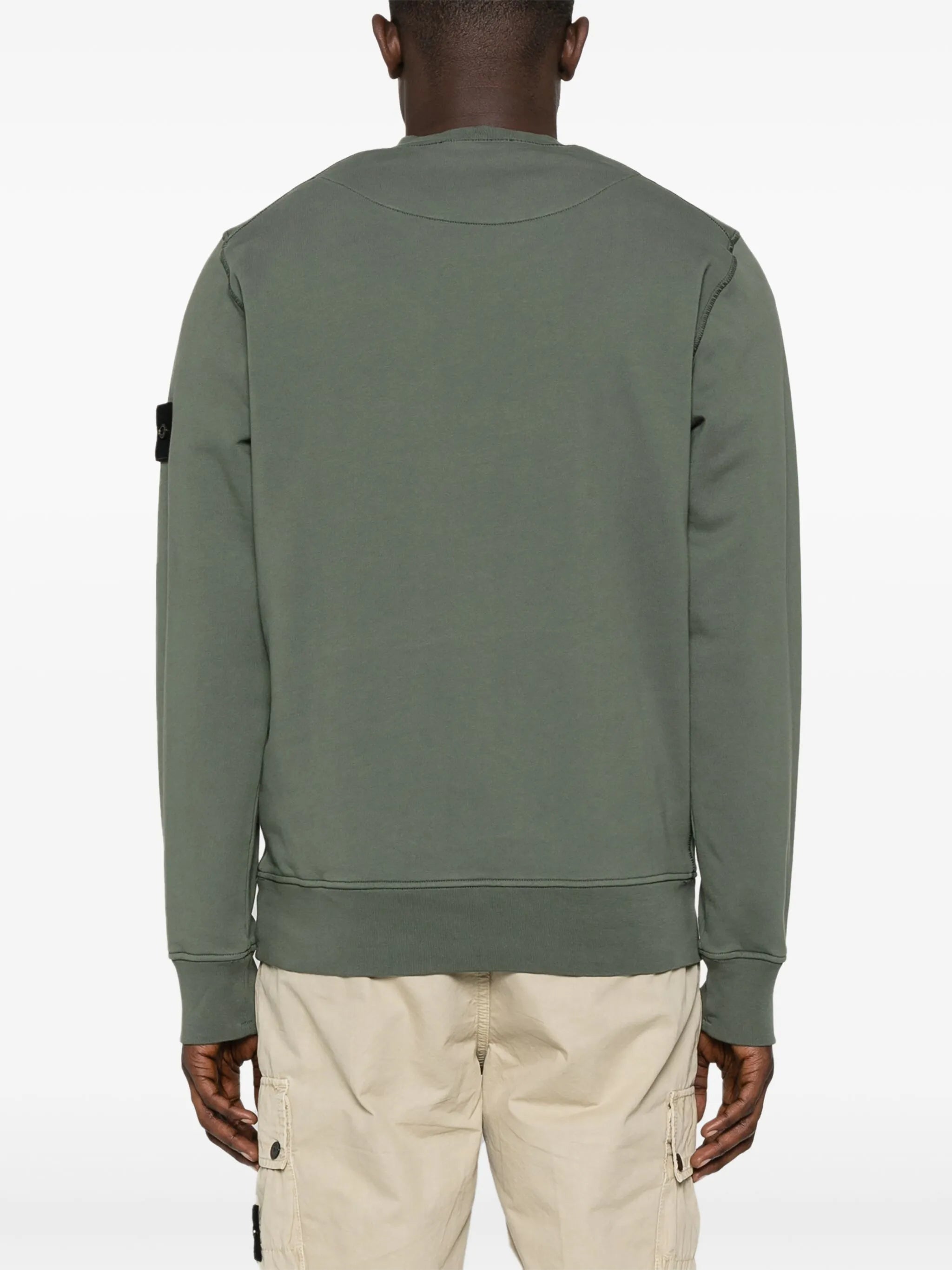 logo-appliqué cotton sweatshirt
