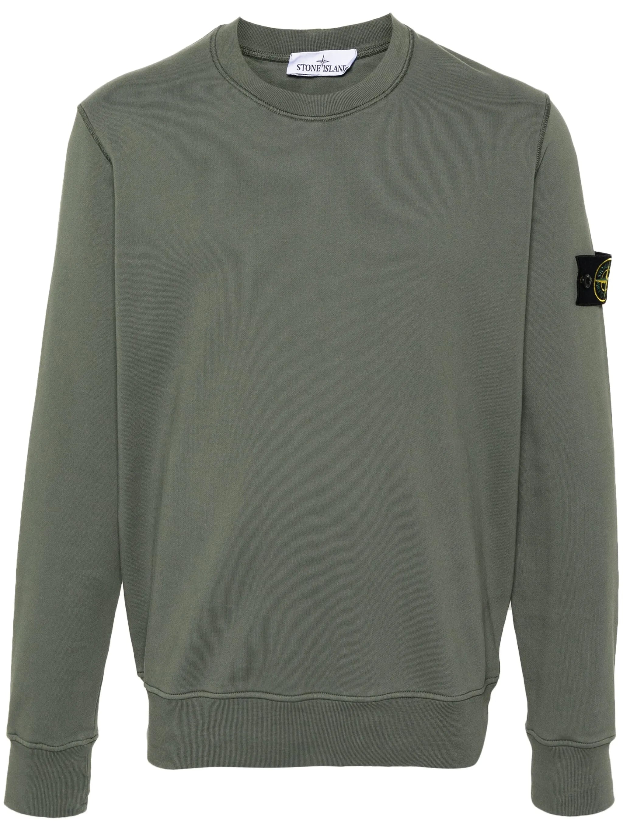 logo-appliqué cotton sweatshirt