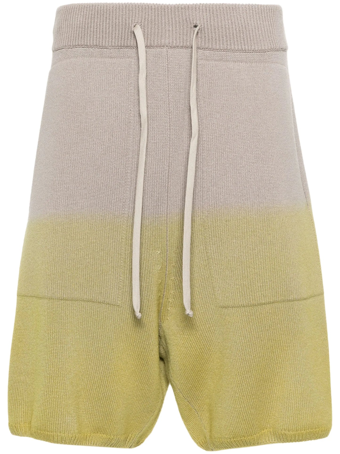 ombré-effect cashmere shorts