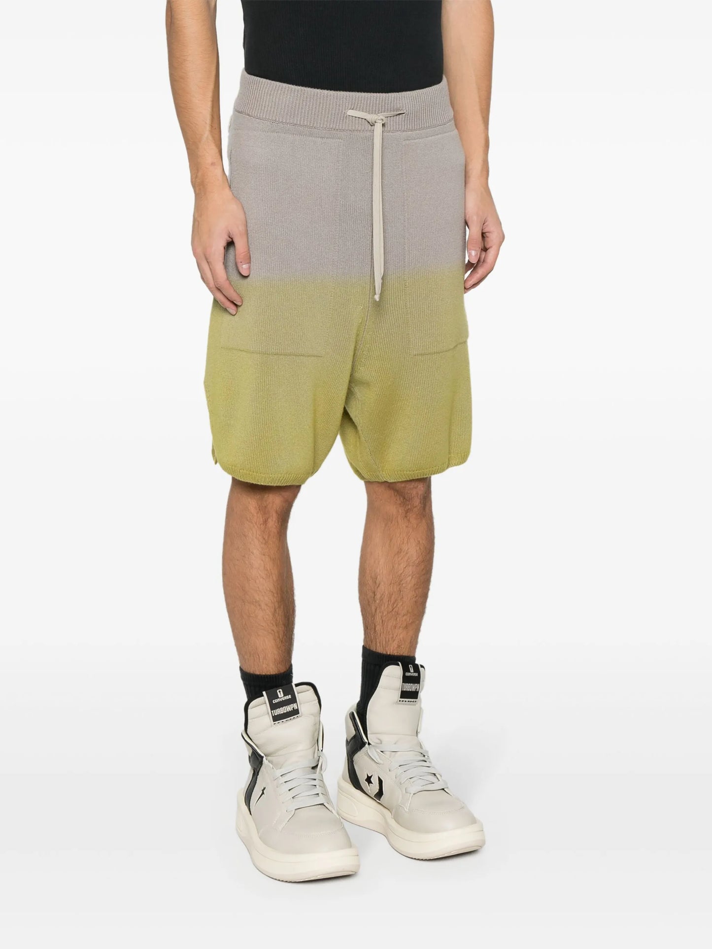 ombré-effect cashmere shorts