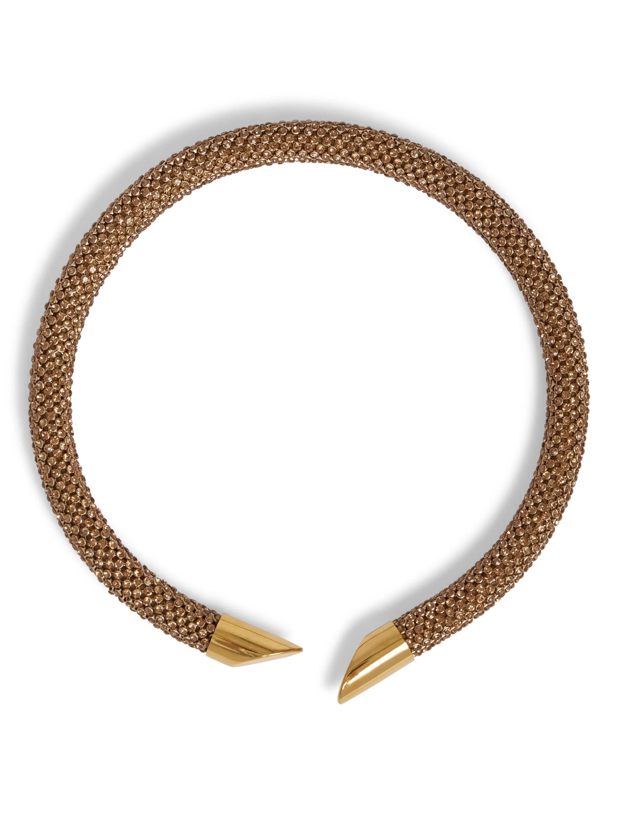 Pixel chain circular necklace