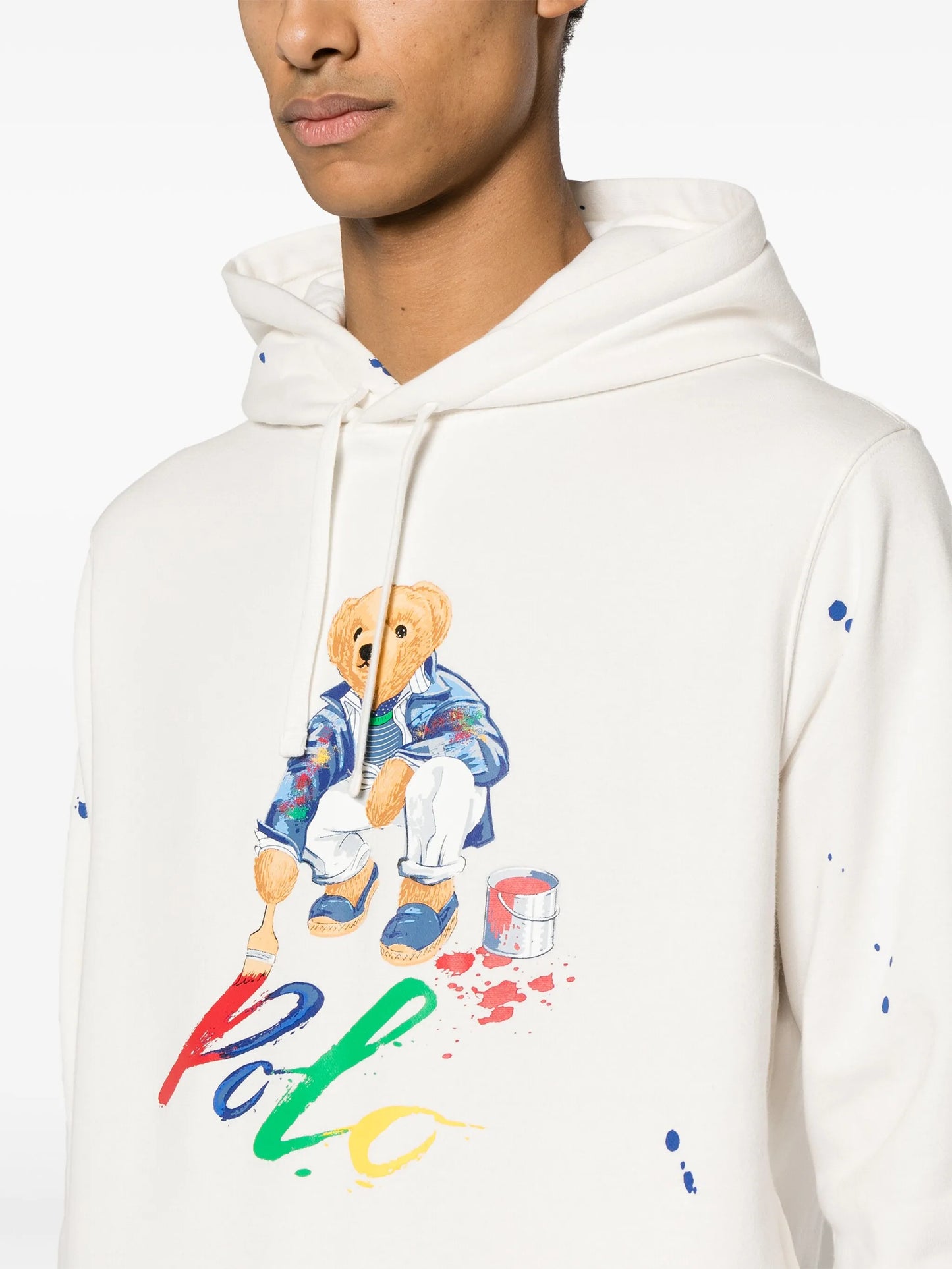 Polo Bear cotton-blend hoodie
