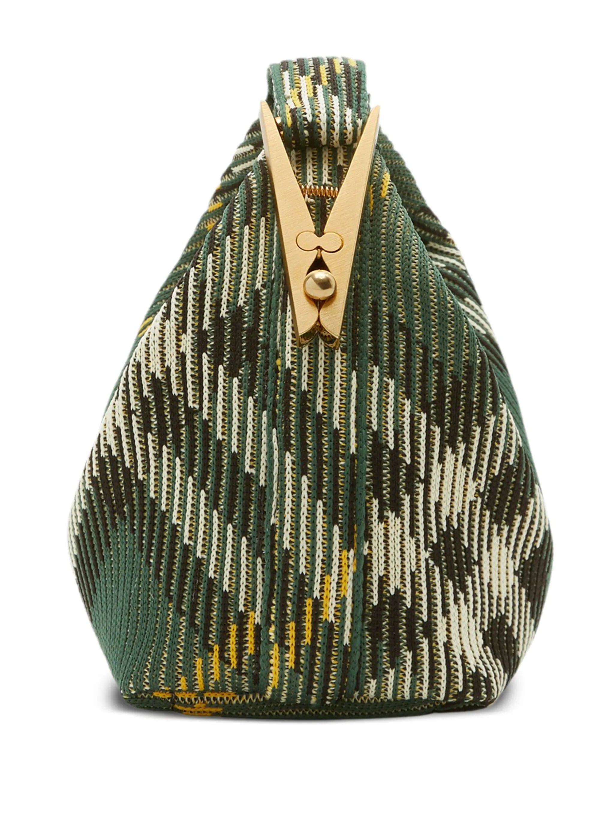 medium Peg check-pattern shoulder bag