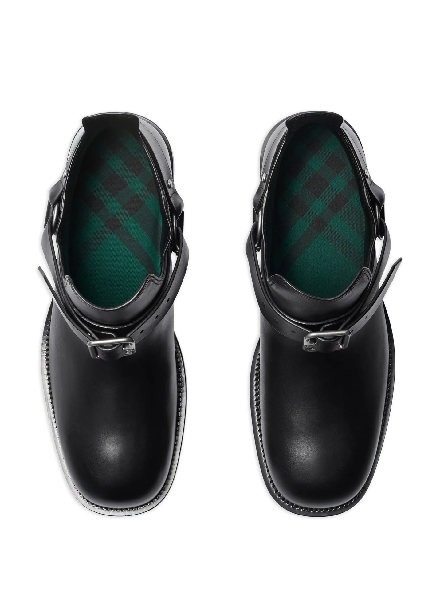 leather saddle boots