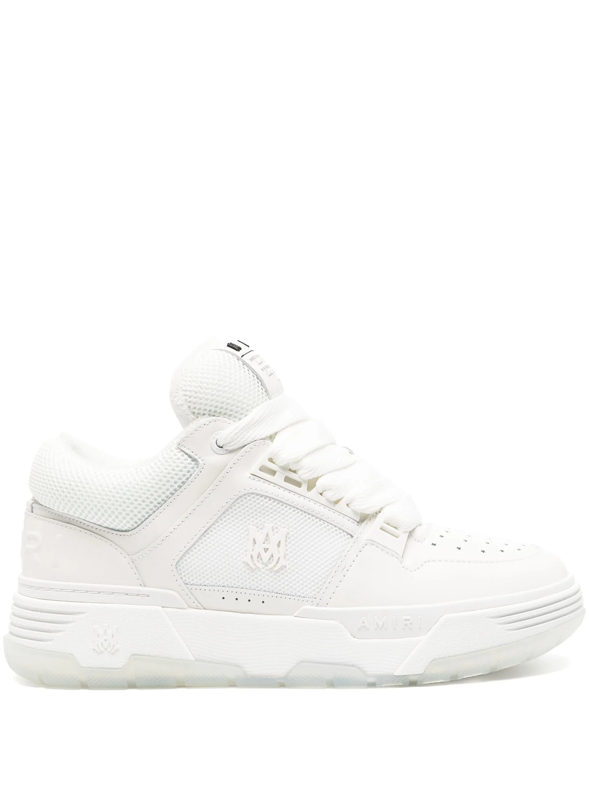 MA-1 leather-trim mesh sneakers