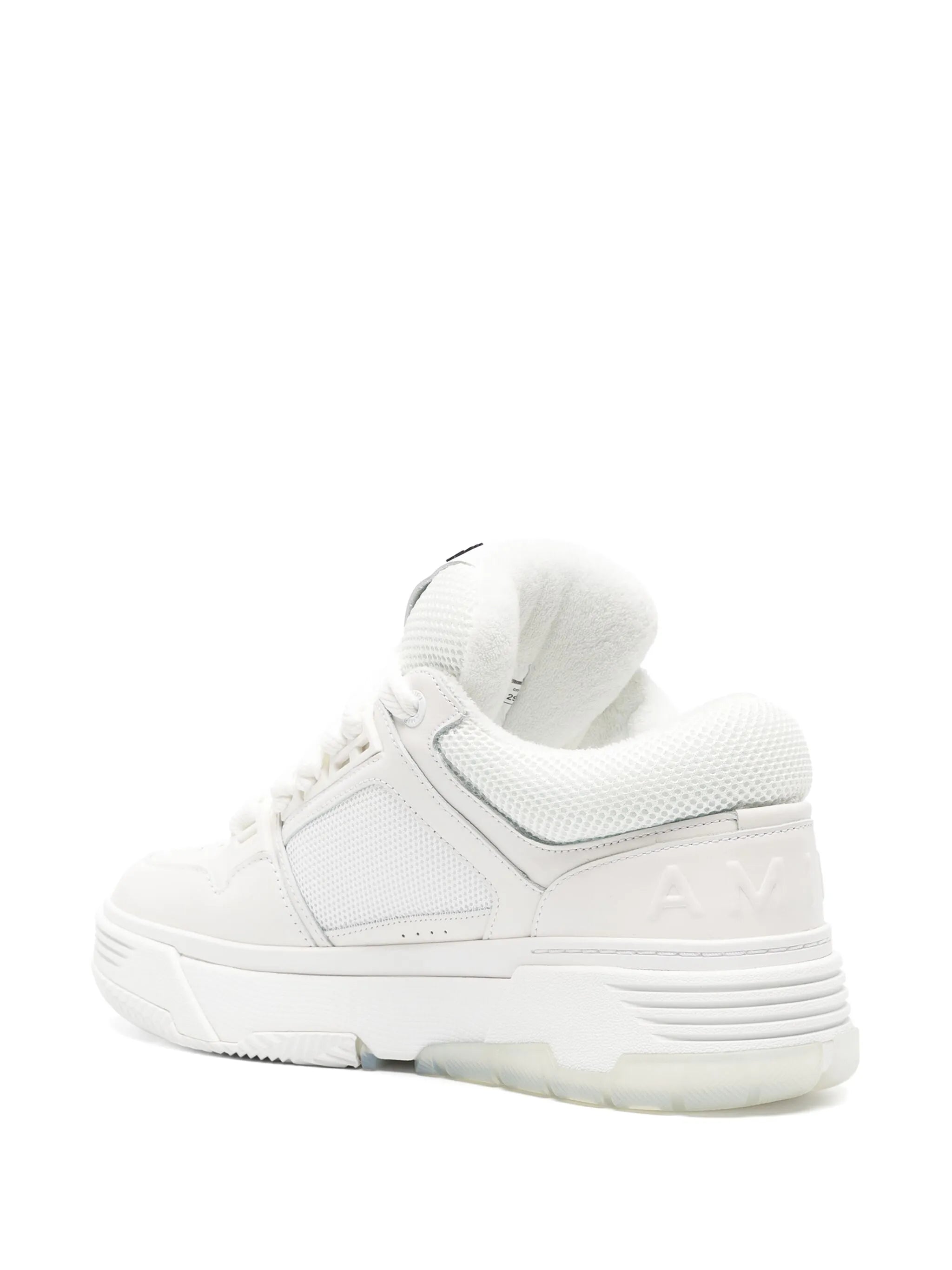 MA-1 leather-trim mesh sneakers