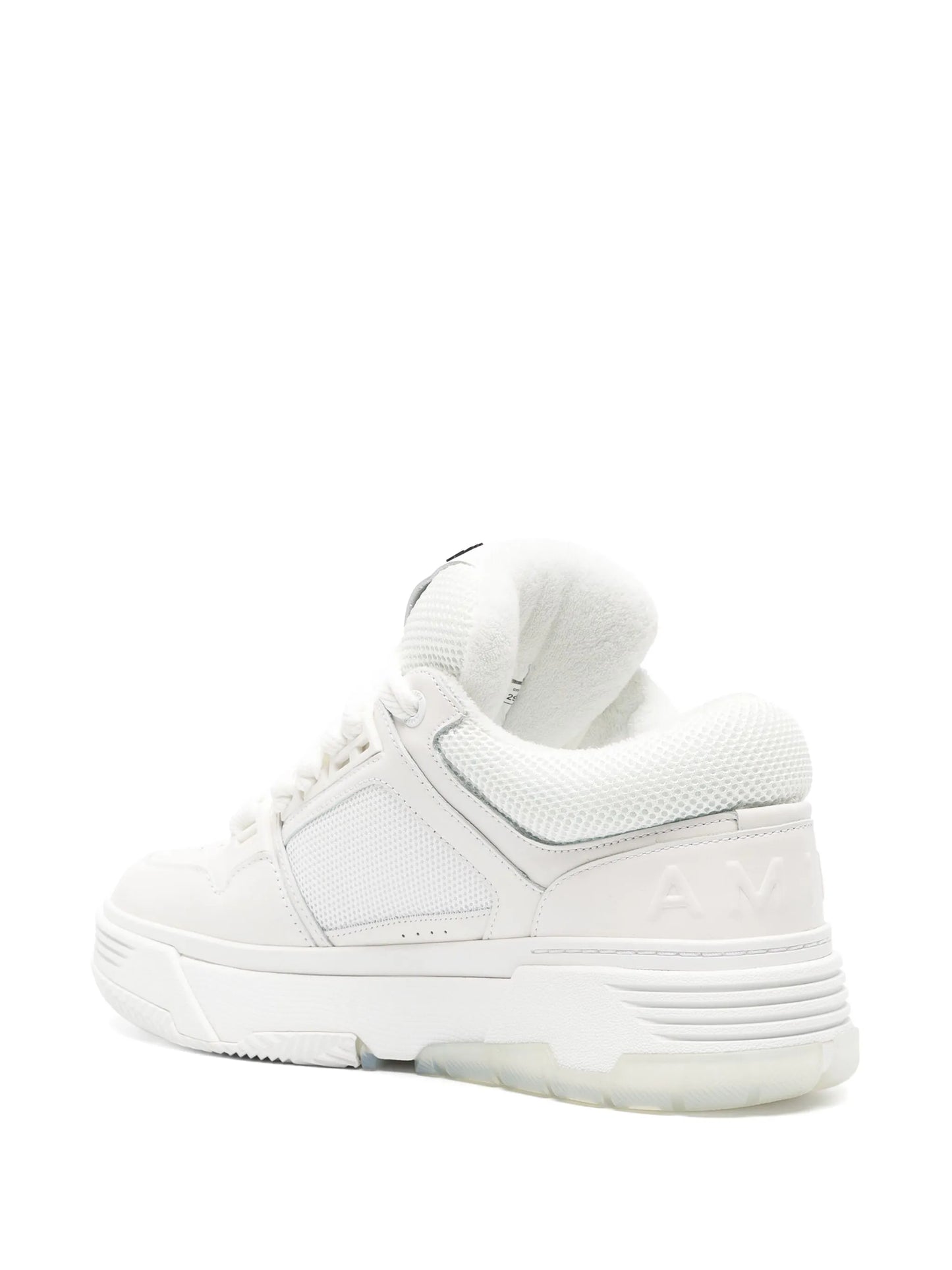 MA-1 leather-trim mesh sneakers