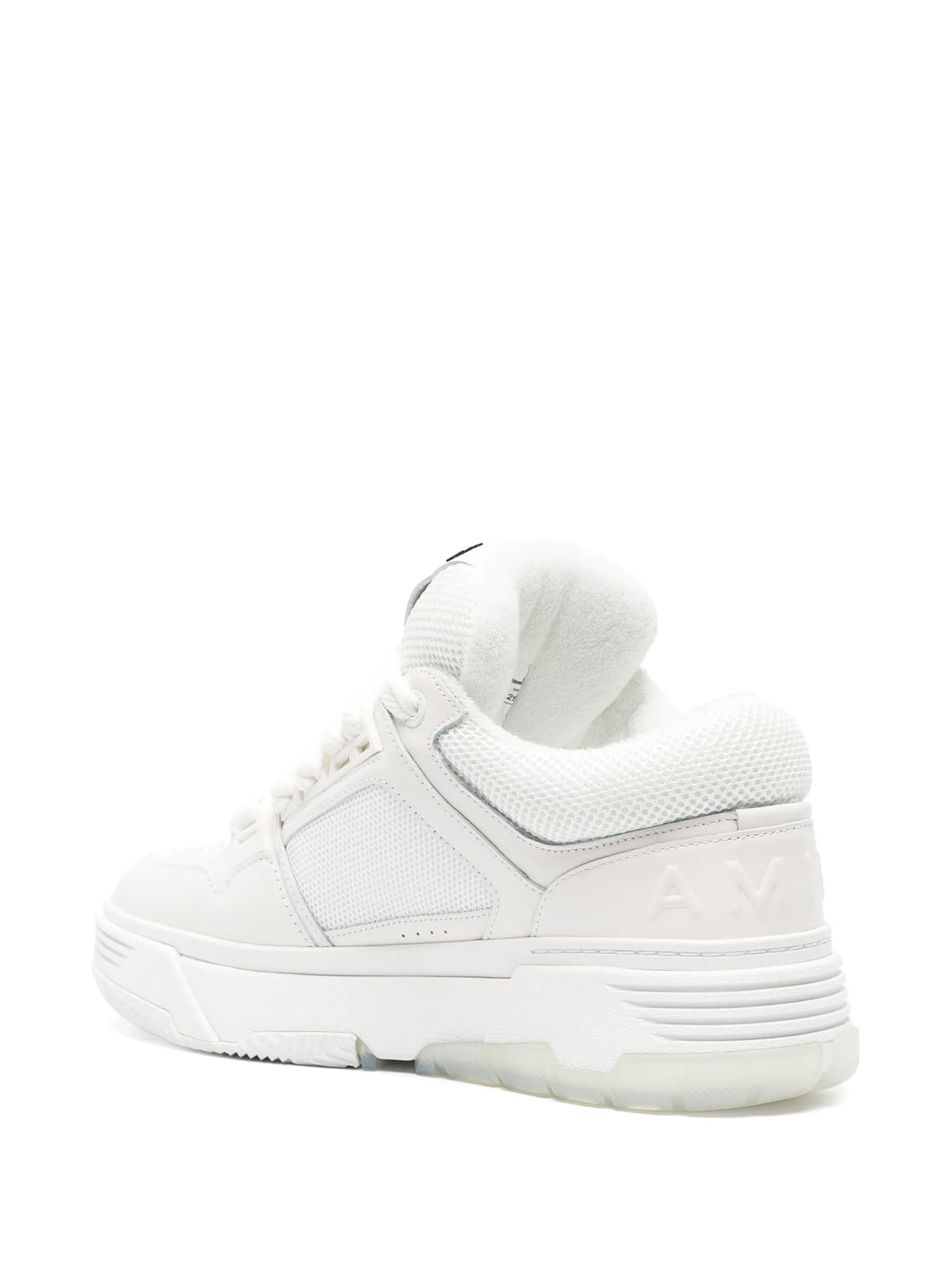 MA-1 leather-trim mesh sneakers