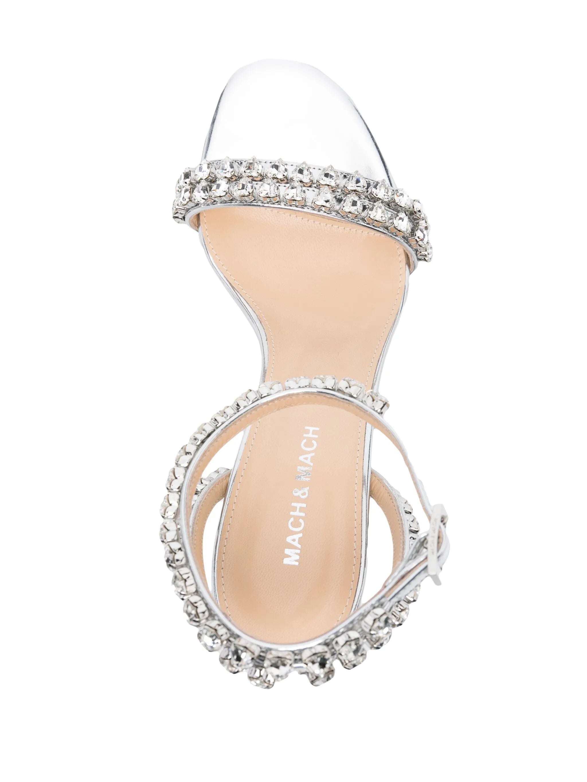 Audrey 95mm crystal-embellished sandals