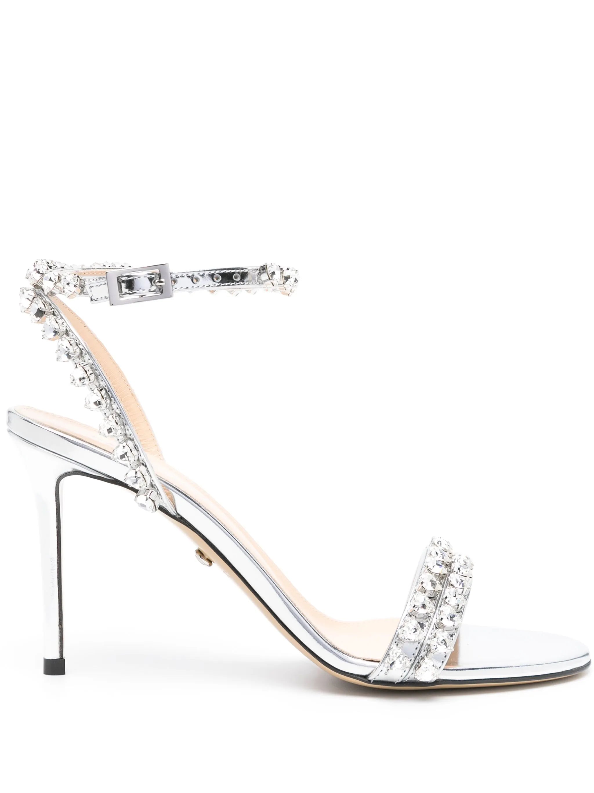 Audrey 95mm crystal-embellished sandals