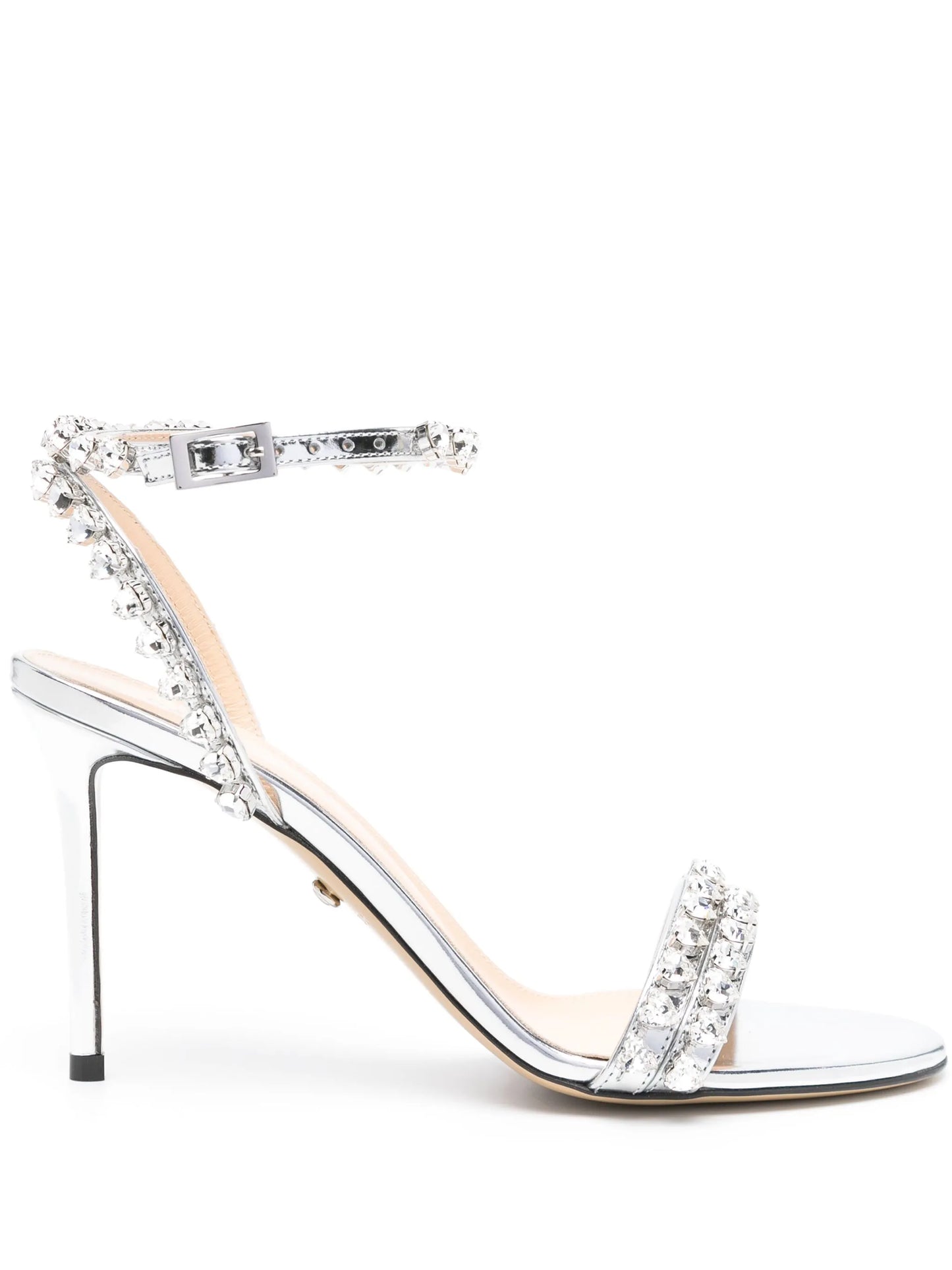 Audrey 95mm crystal-embellished sandals