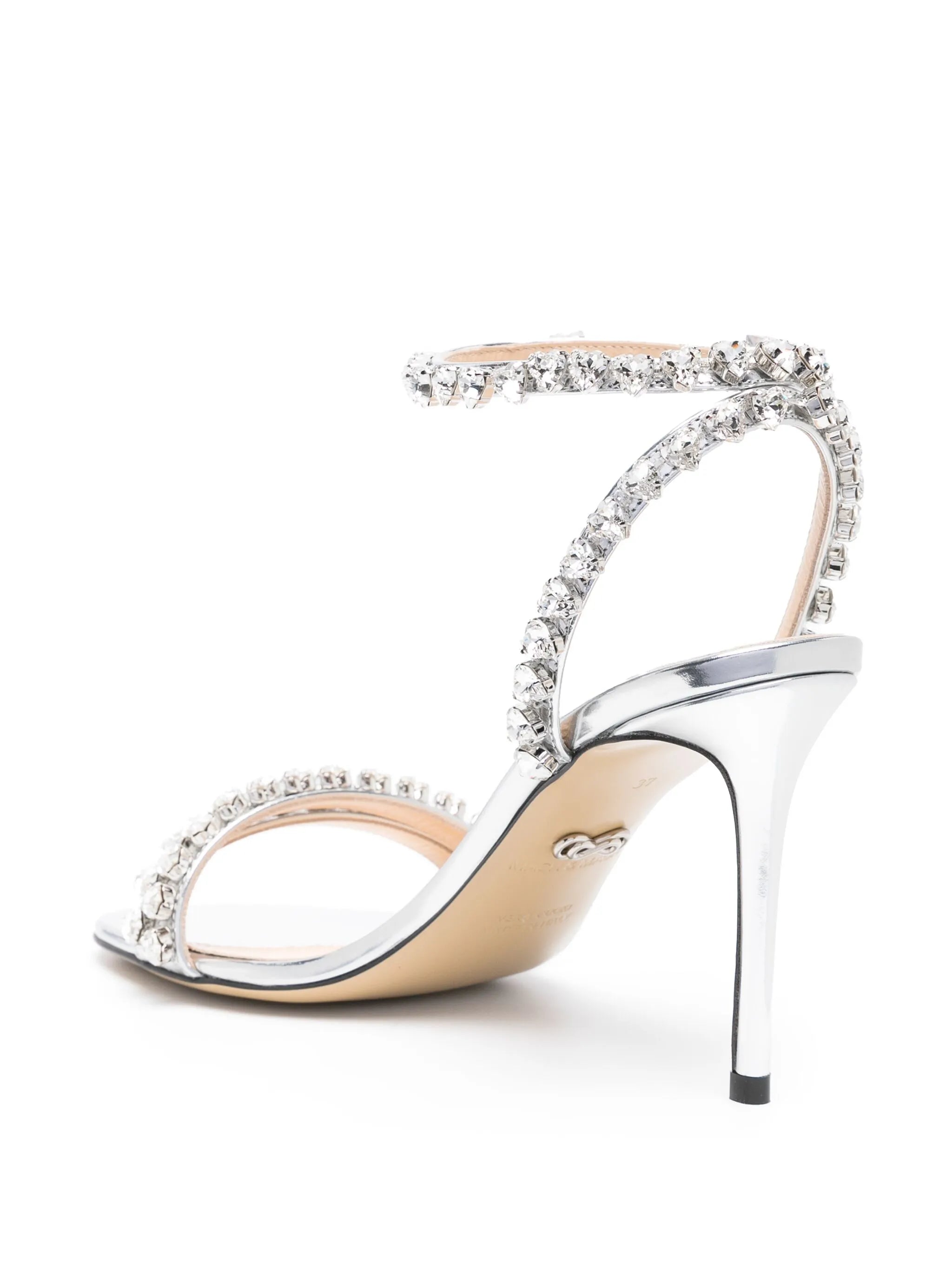 Audrey 95mm crystal-embellished sandals