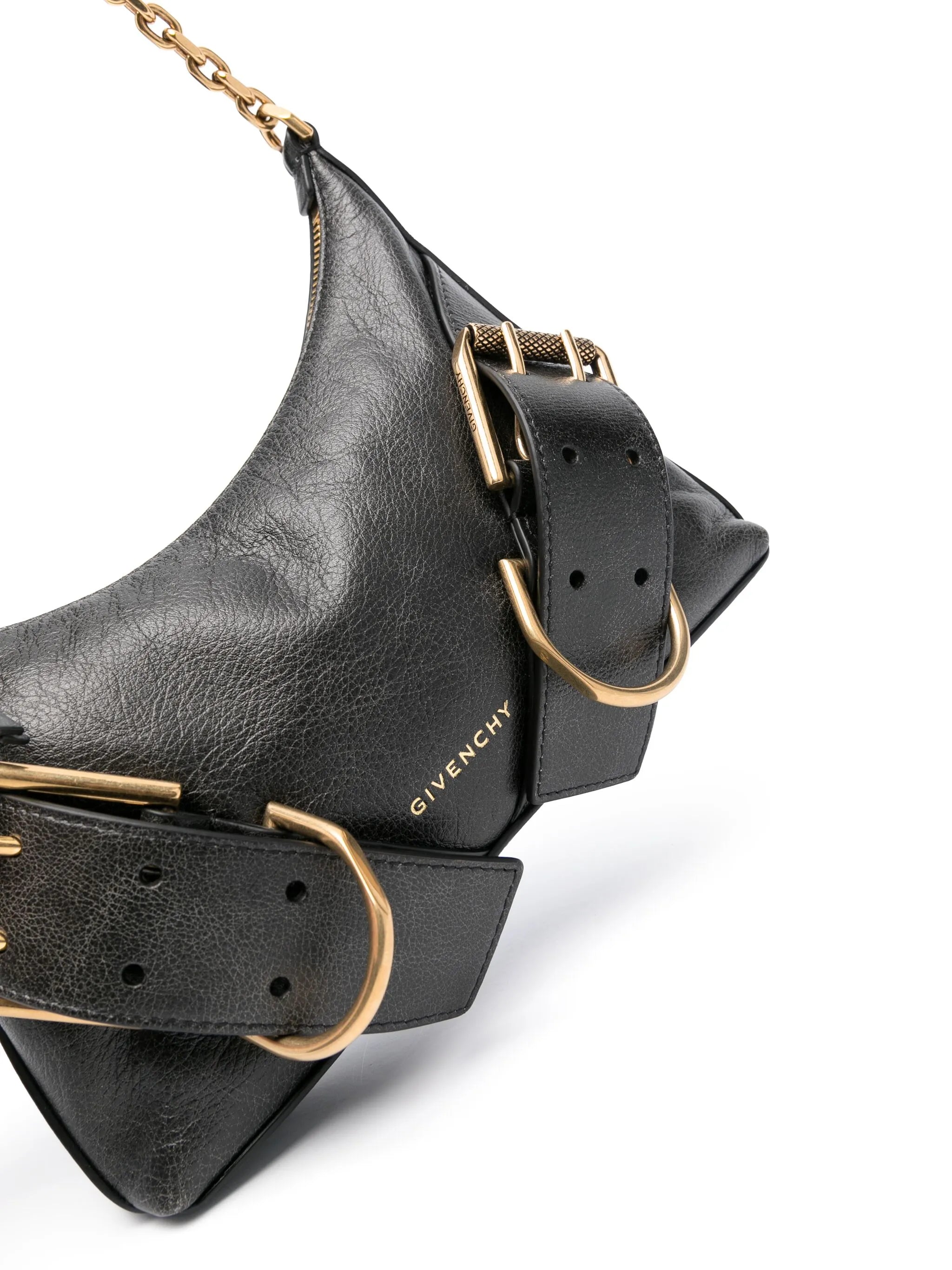 Voyou Boyfriend leather shoulder bag