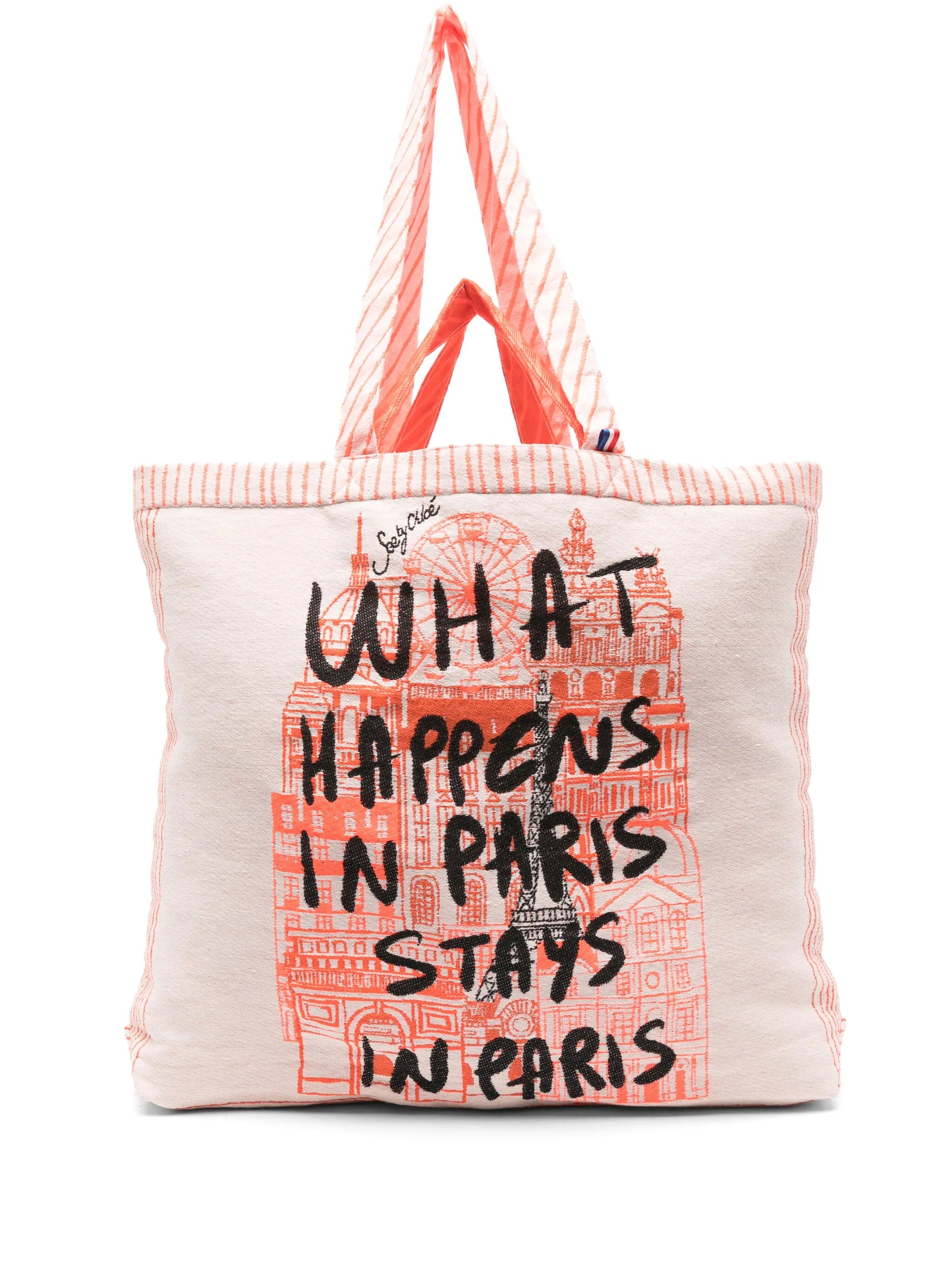 What Happens tote bag
