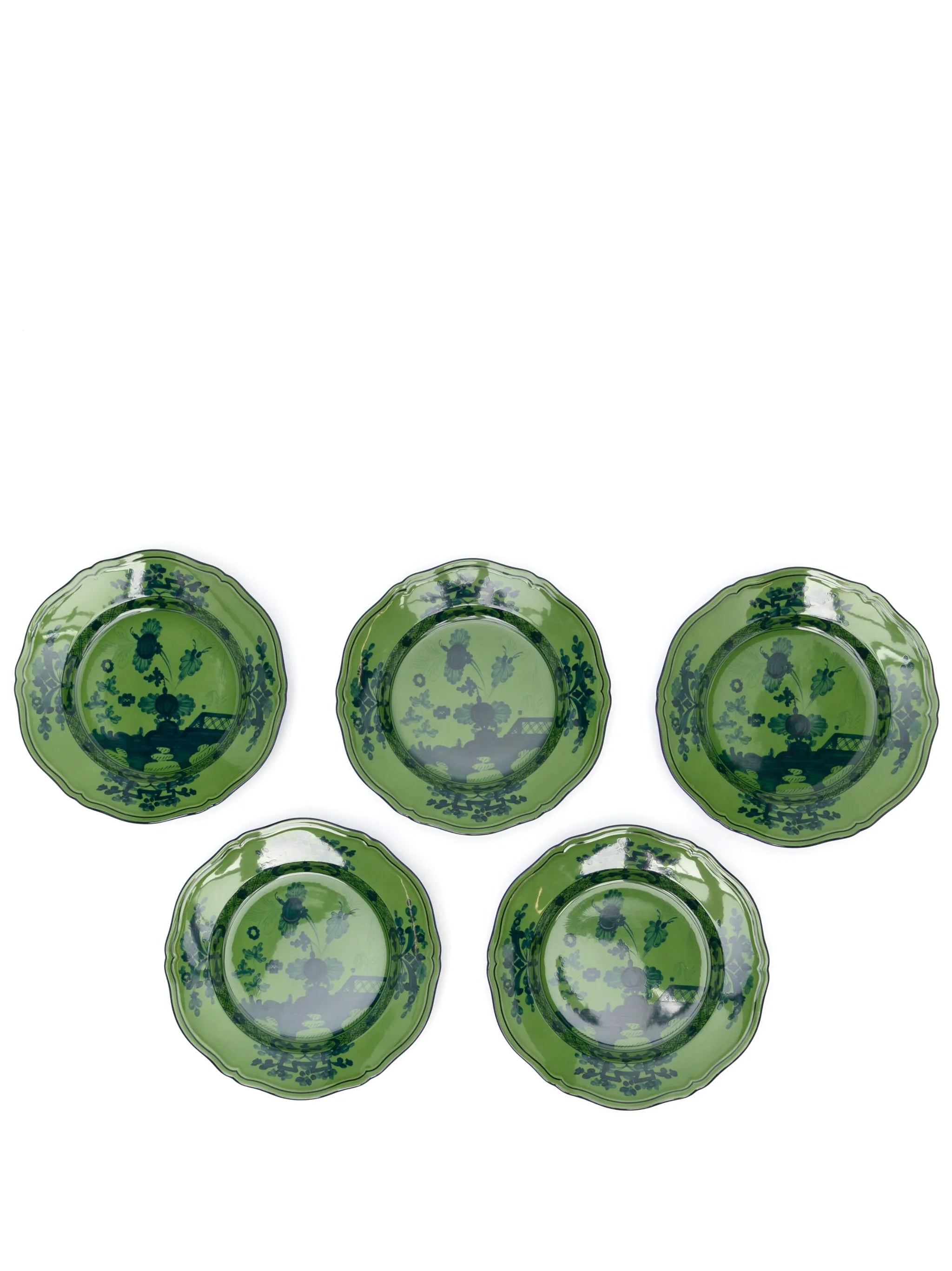 Oriente Italiano porcelain dinner plate (set of five)