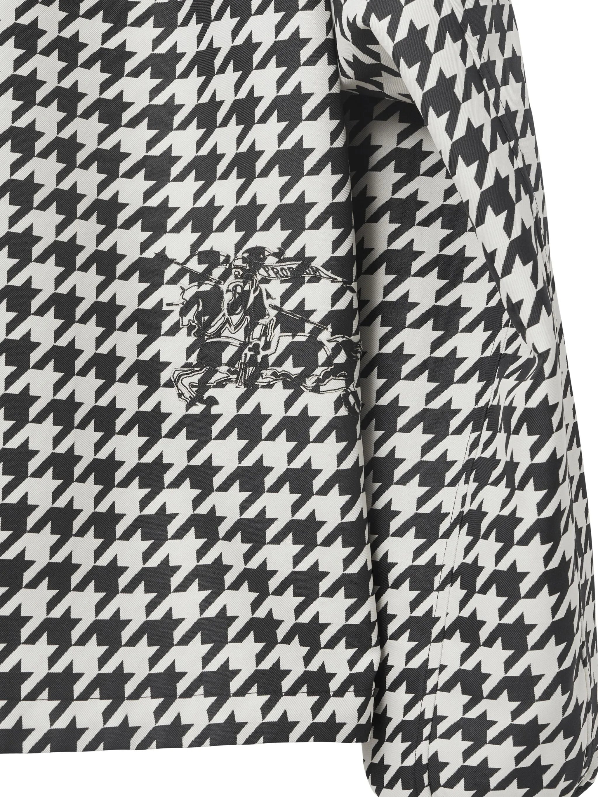 Equestrian Knight-print hooded jacket