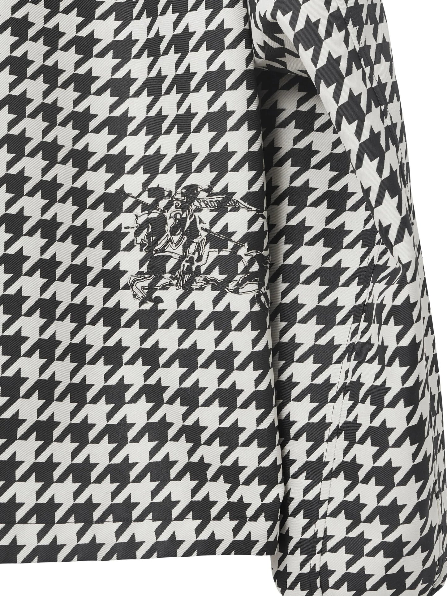 Equestrian Knight-print hooded jacket