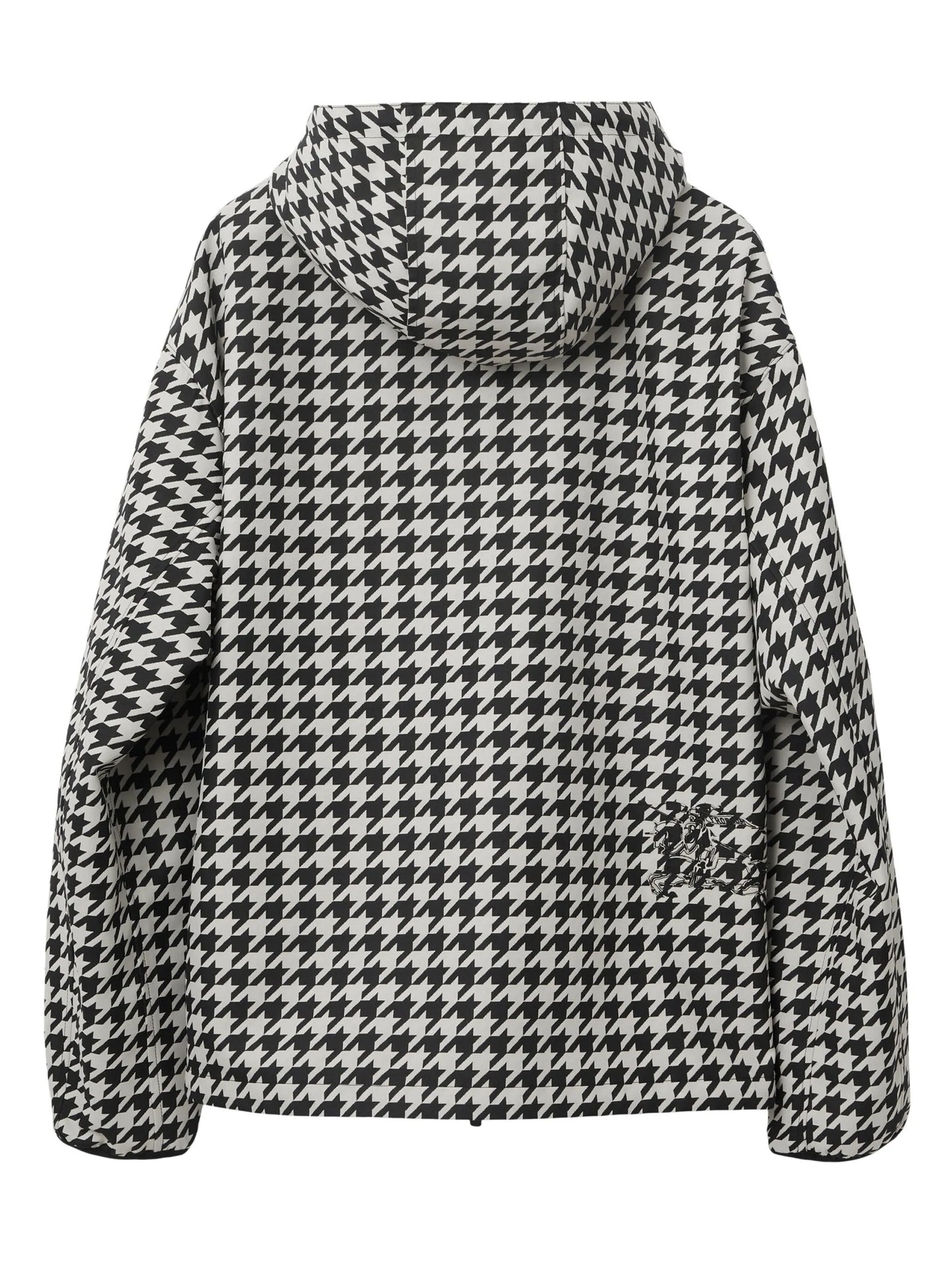 Equestrian Knight-print hooded jacket