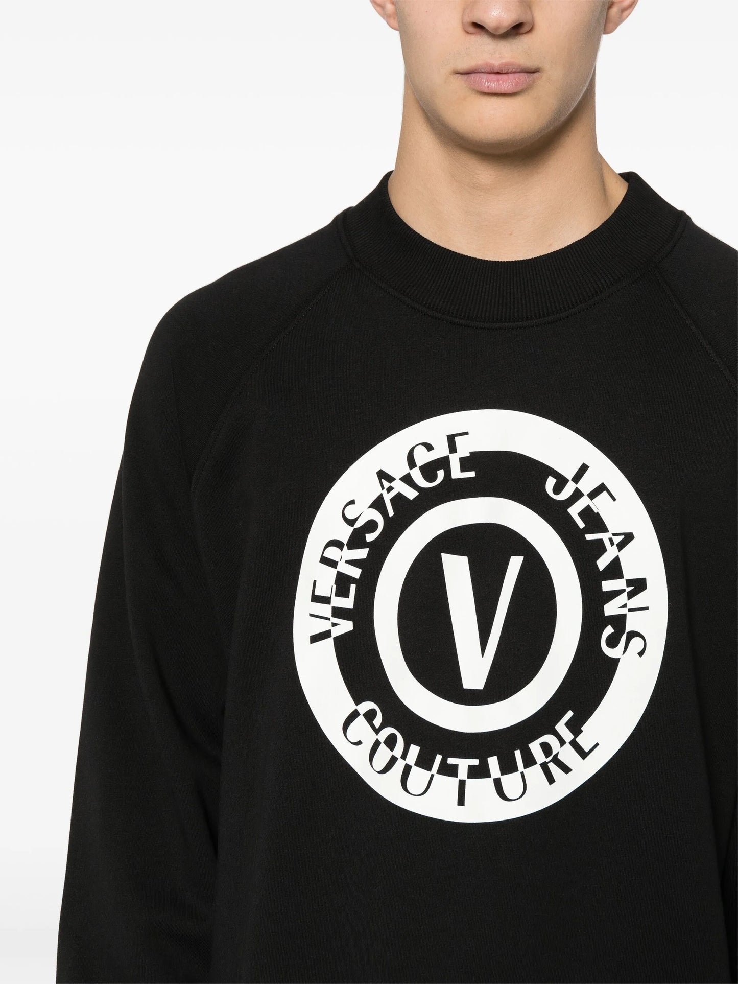 logo-print cotton sweatshirt
