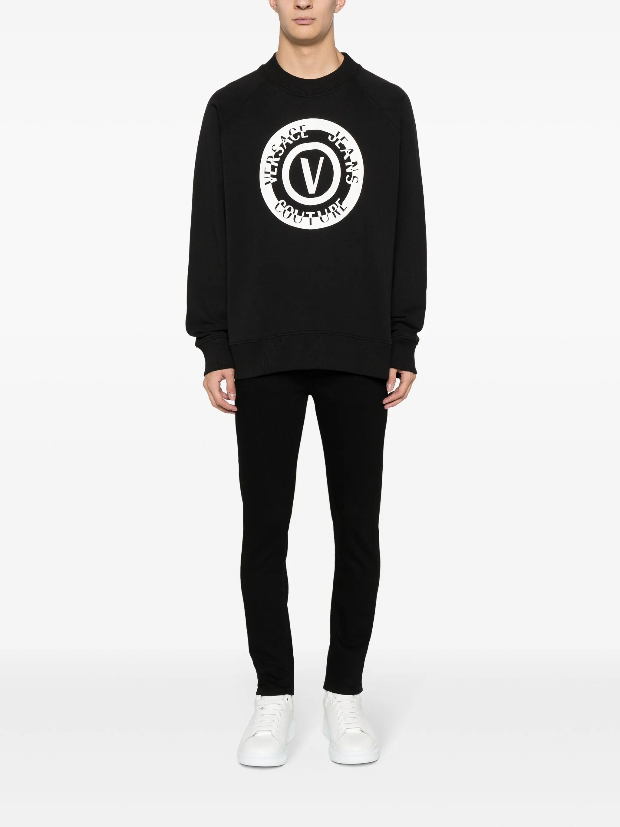 logo-print cotton sweatshirt