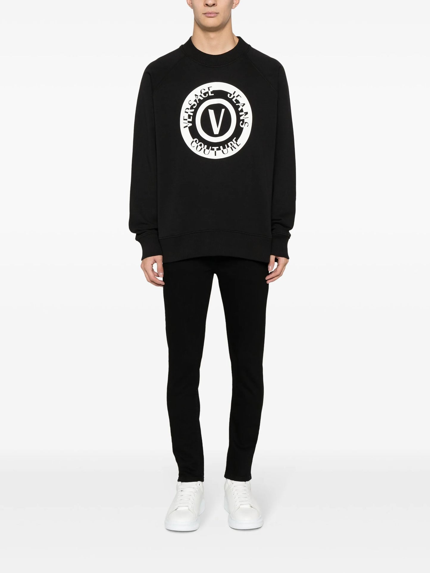 logo-print cotton sweatshirt