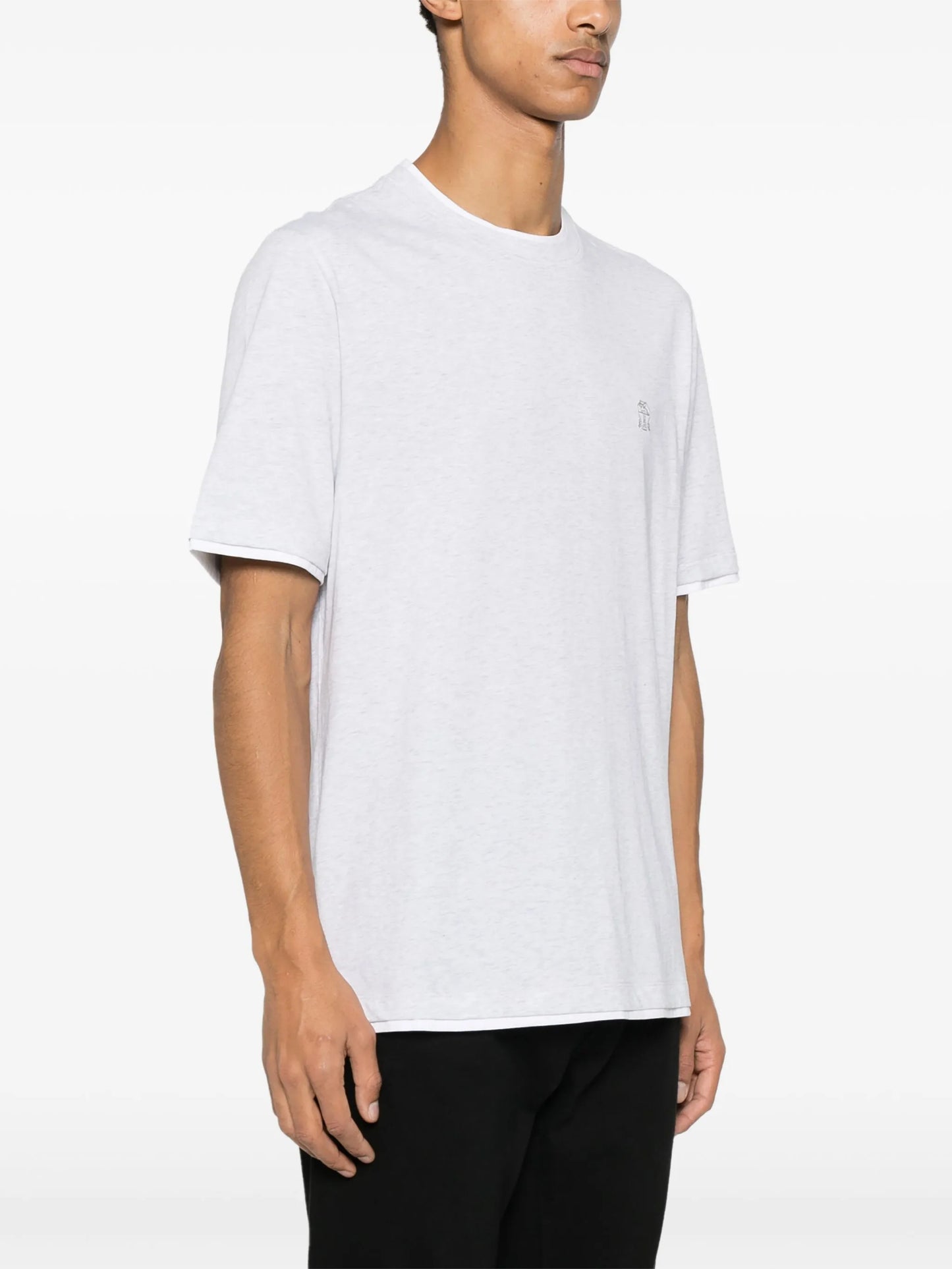 embroidered-logo cotton T-shirt