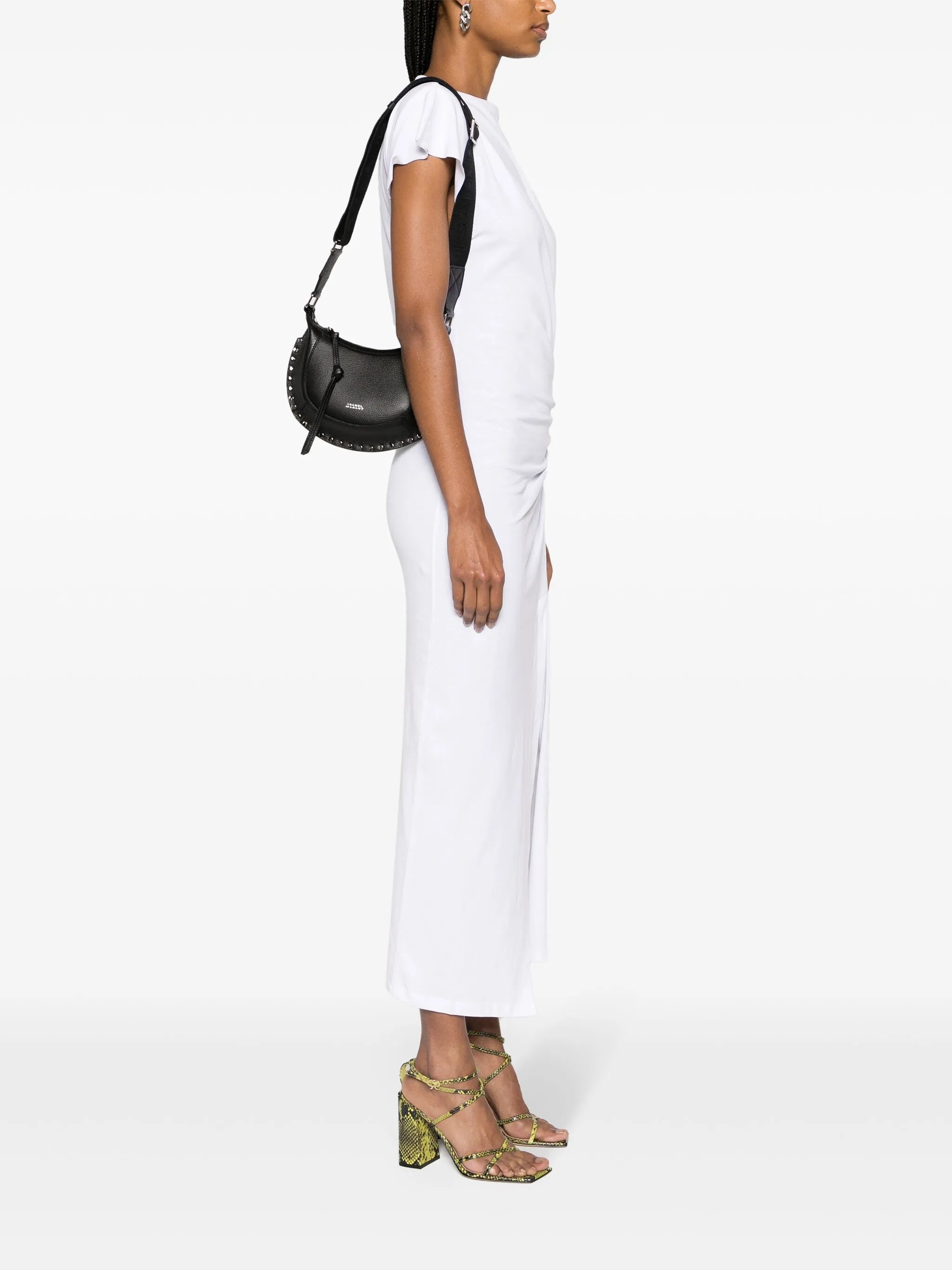 mini Moon leather crossbody bag
