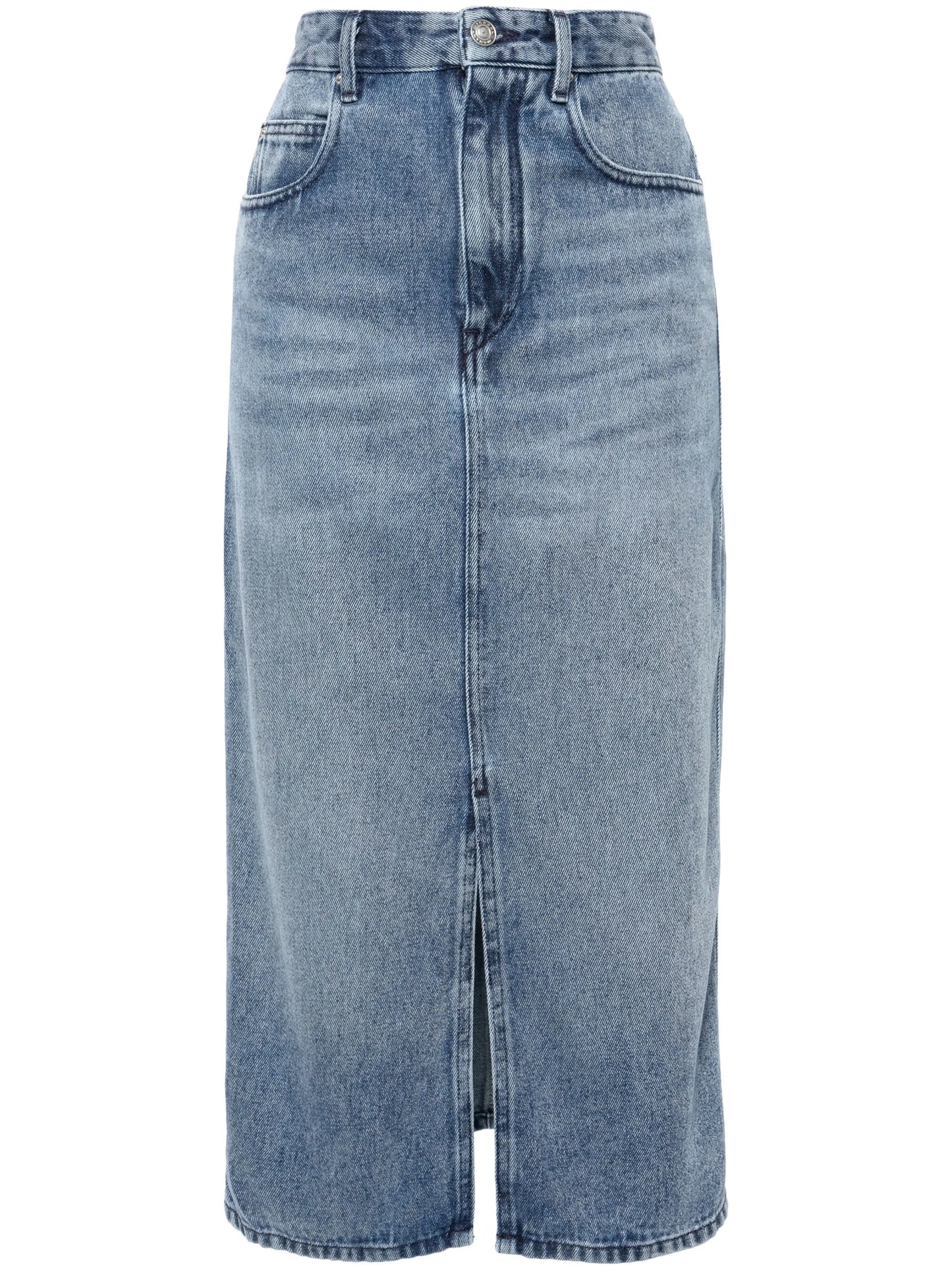 Tilauria stonewashed denim skirt