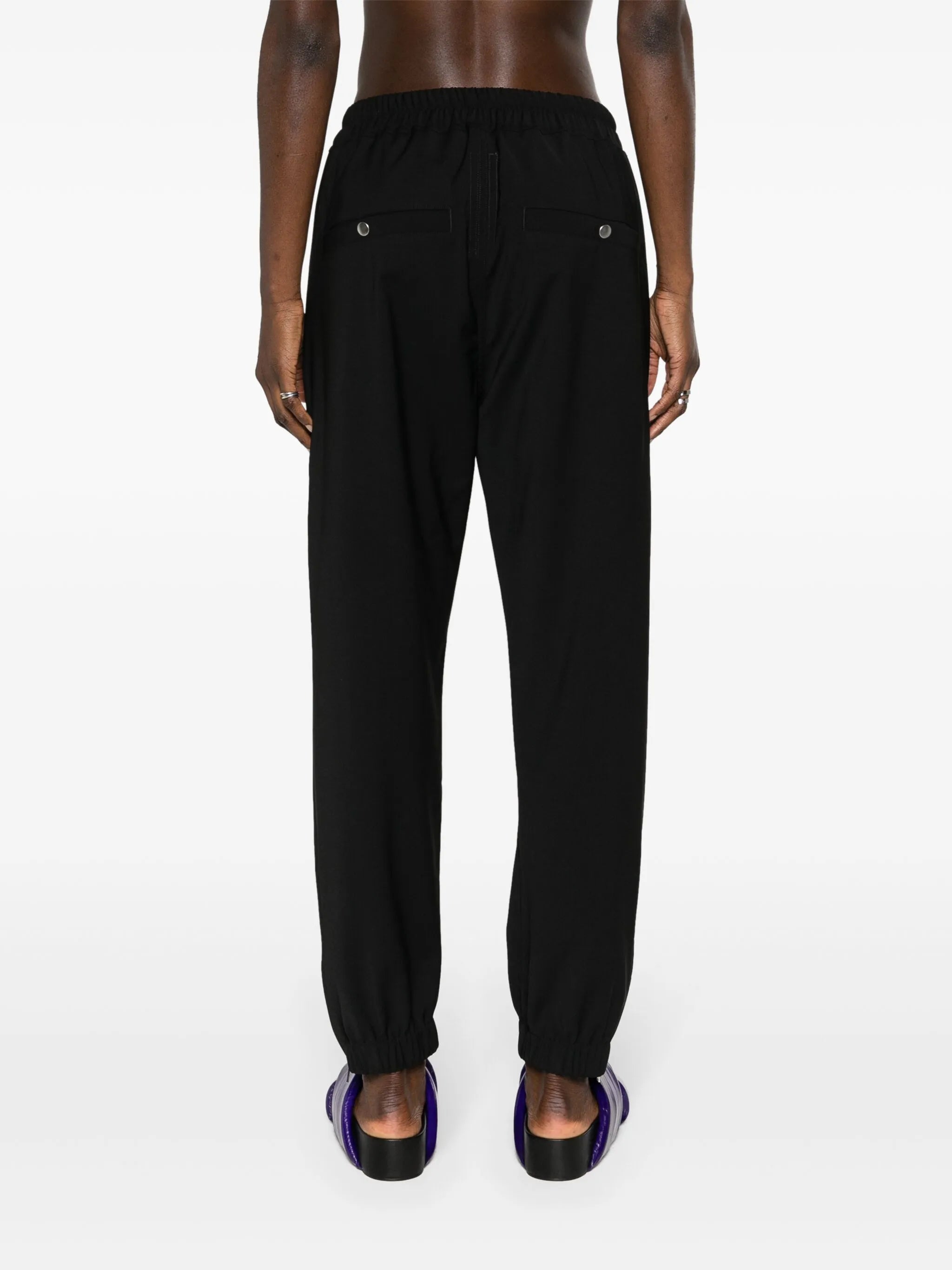 drawstring-waist track pants
