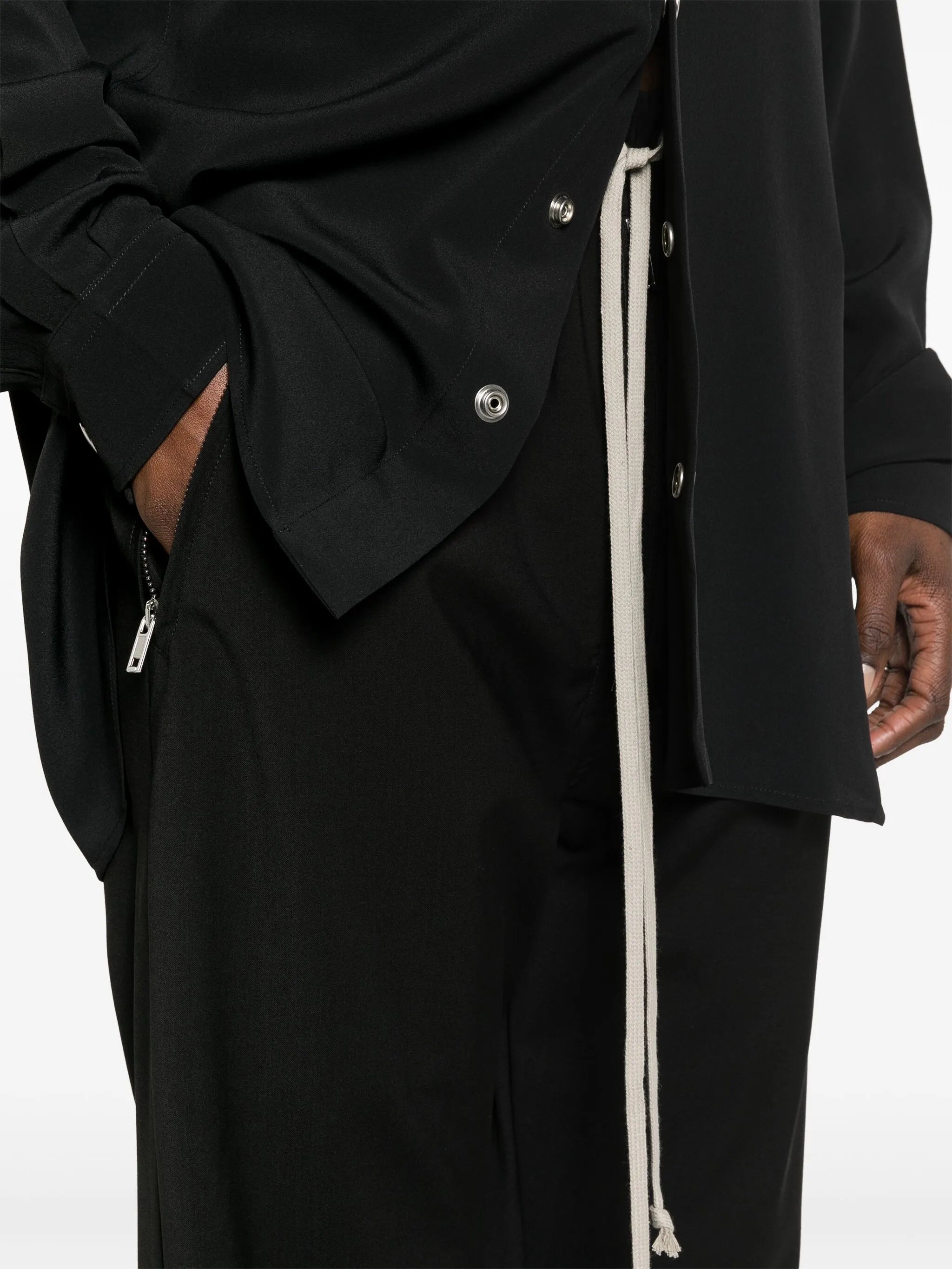 drawstring-waist track pants